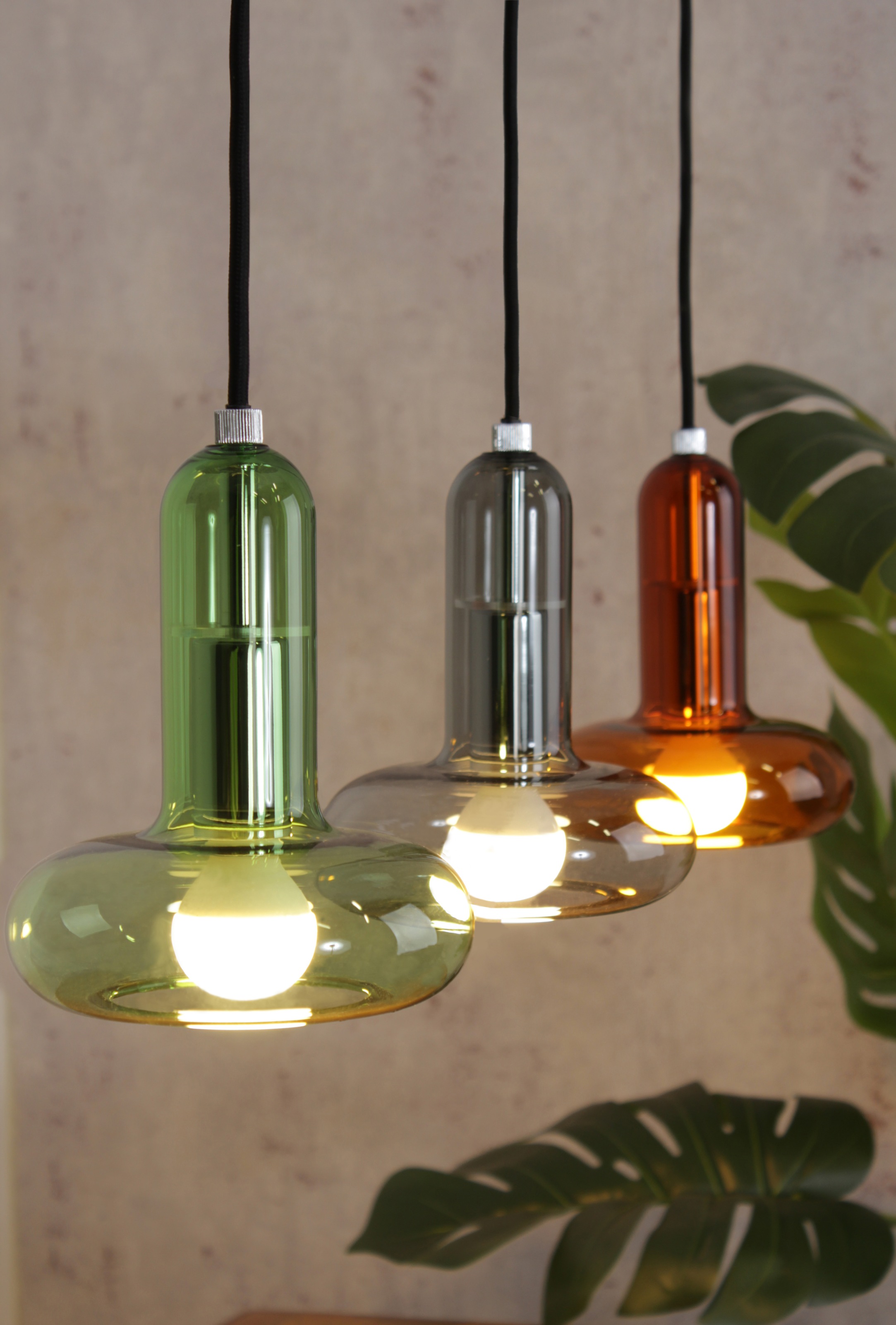 ECO-LIGHT Pendelleuchte »Perseus«, 3 flammig, Leuchtmittel E14 | ohne Leuchtmittel