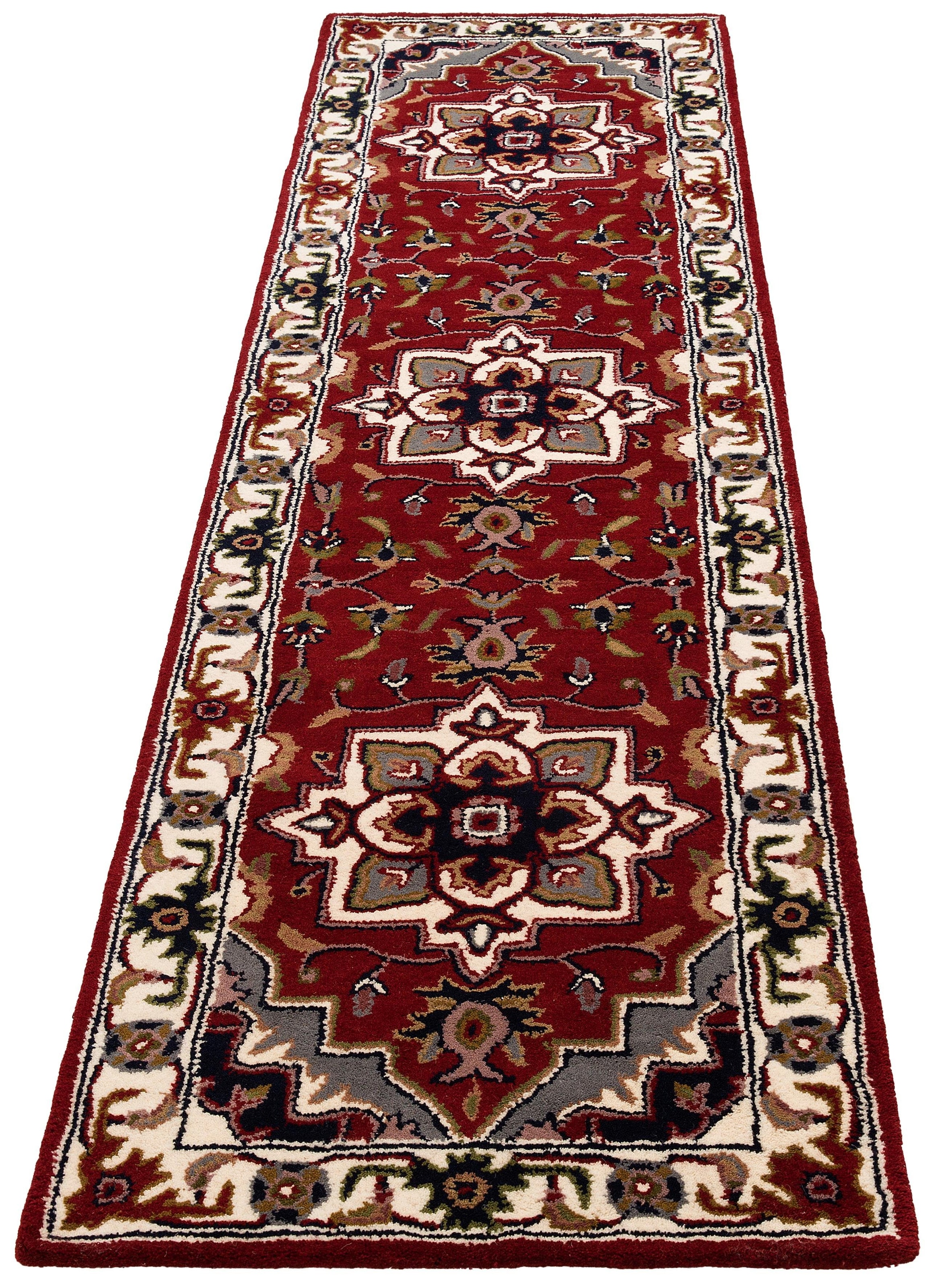 my home Wollteppich »Aman«, rechteckig, 14 mm Höhe, reine Wolle, Orient-Optik, auch als Läufer 70/270 cm erhältlich