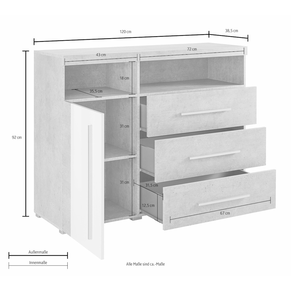 Helvetia Sideboard »Roger«