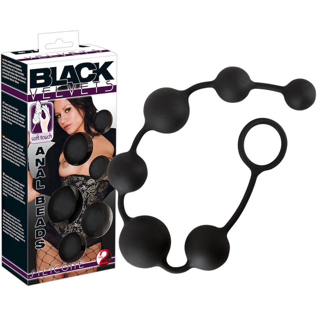 BLACK VELVETS Analkette »Anal Beads«