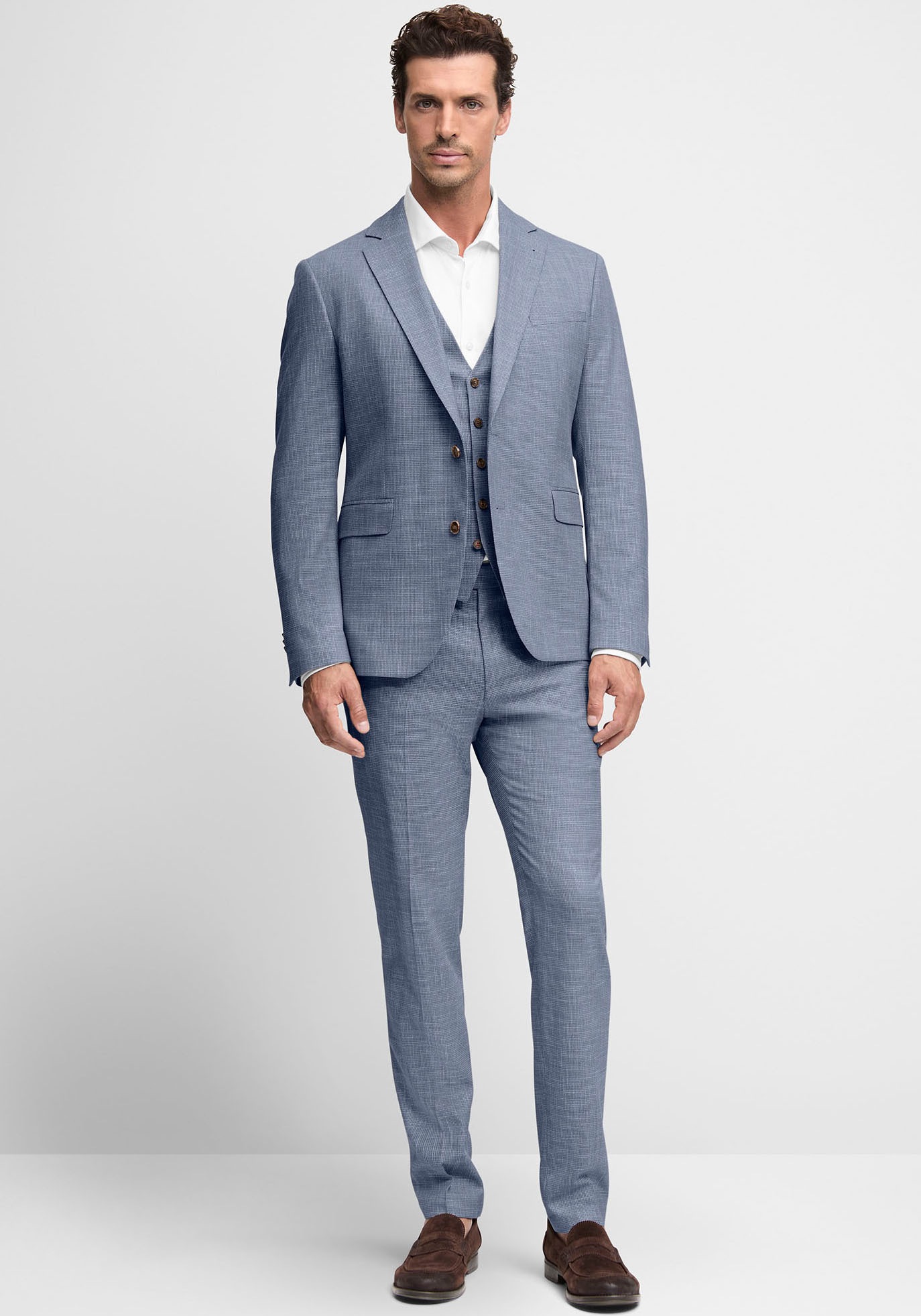 Thumbnail - Cinque Baukastensakko "CIDATA" in dezentem Muster, Regular Fit