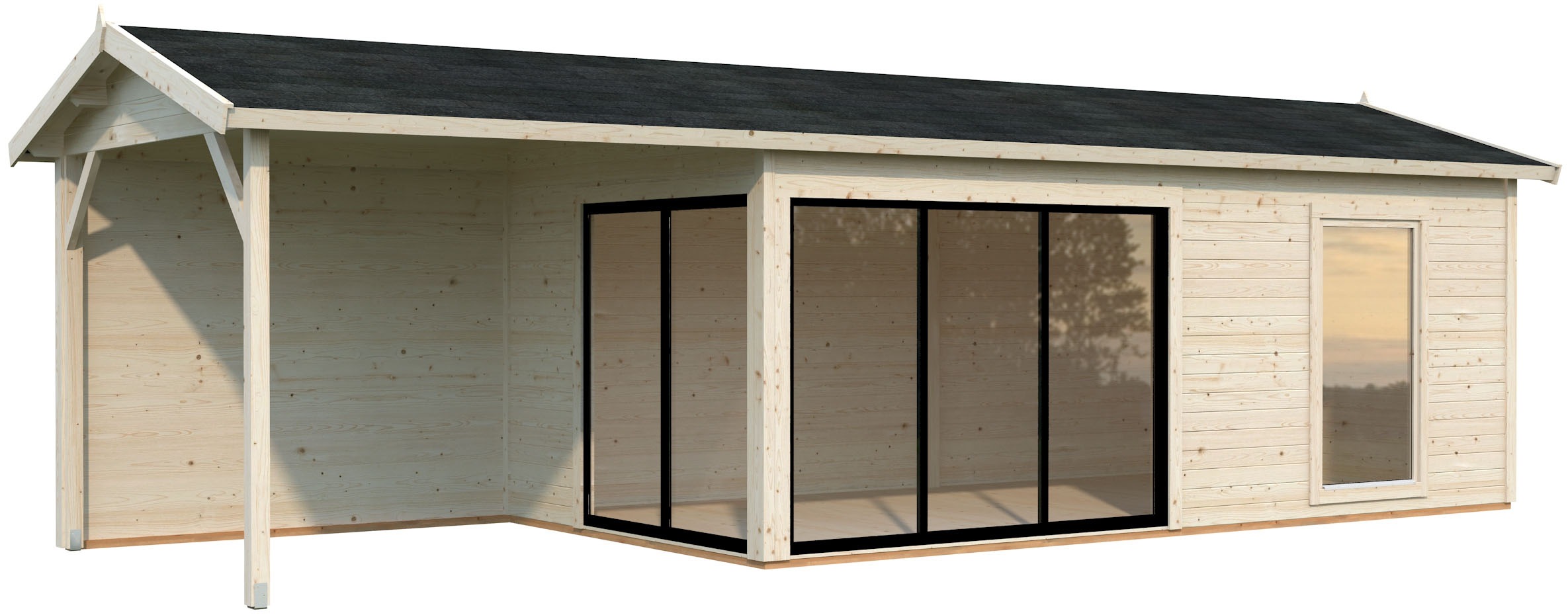 Palmako Gartenhaus »Amanda Slide« verschiedene Farben