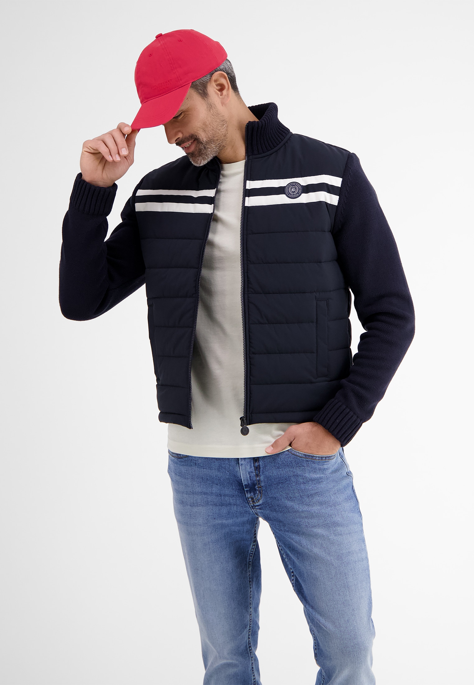 LERROS Baseball Cap "Cap mit Fischgratstruktur" günstig online kaufen