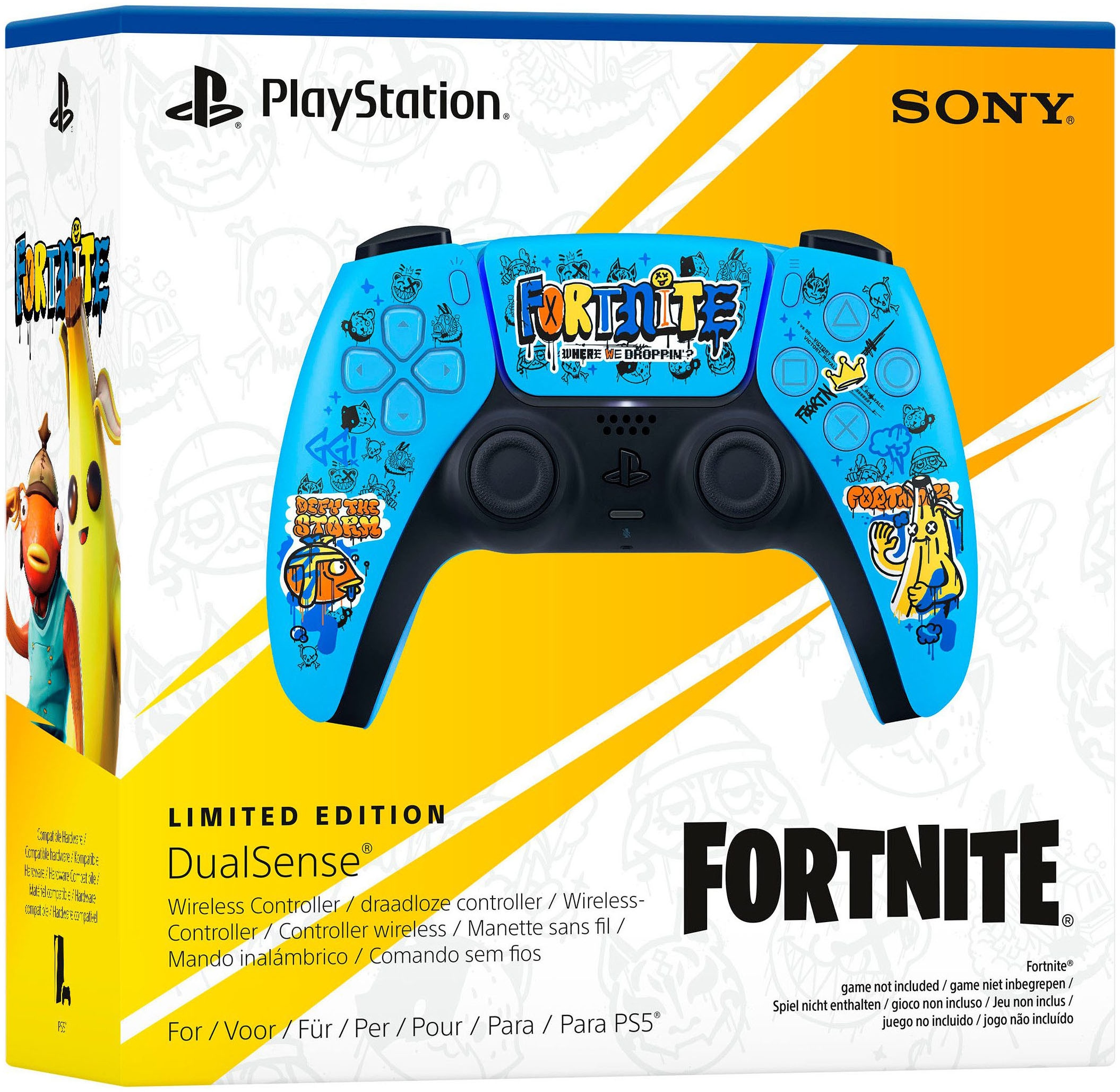 PlayStation 5 Konsolen-Set »Slim Disk Fortnite Cobalt Star Bundle inkl. FORTNITE DualSense«