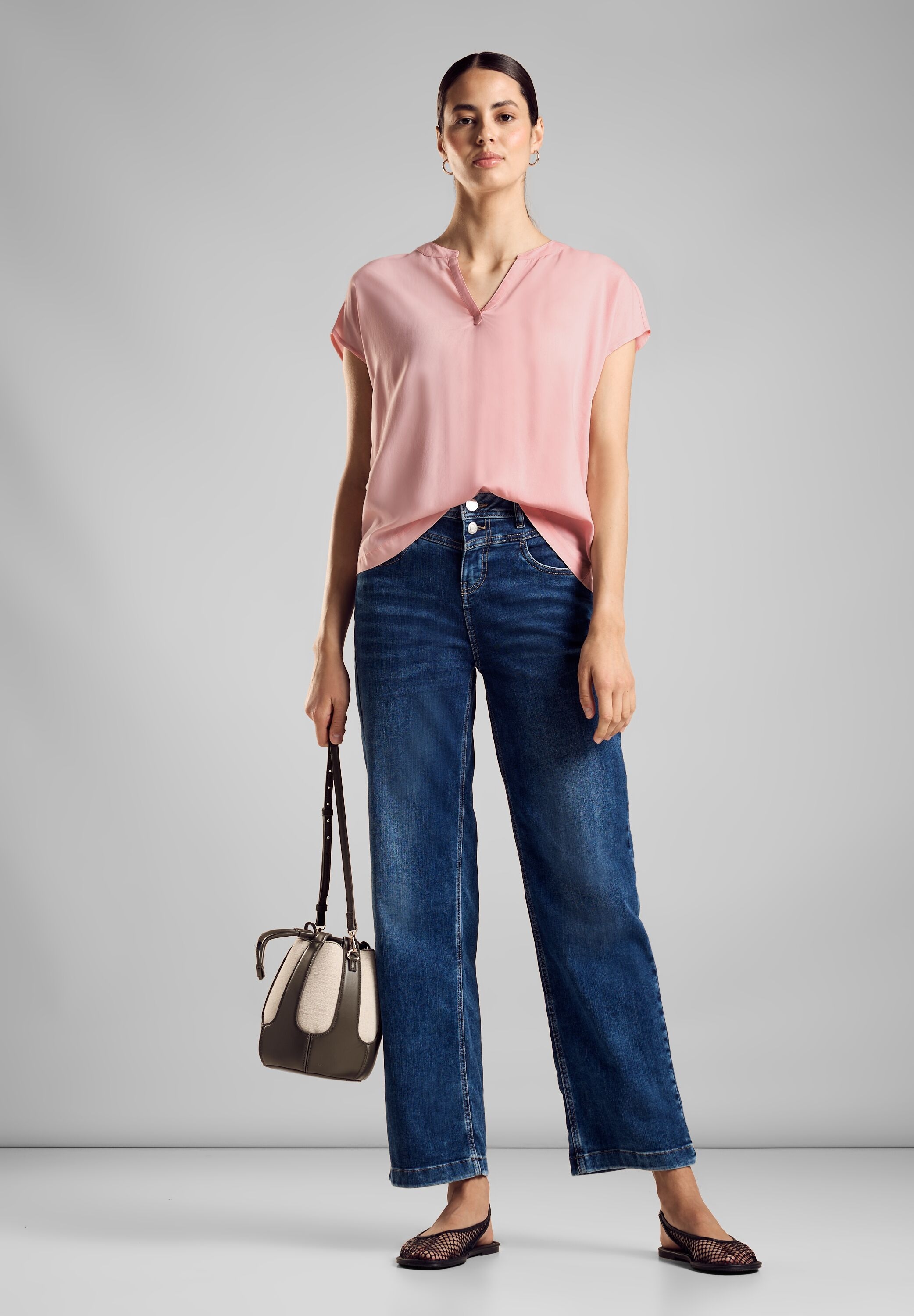 STREET ONE Shirtbluse, aus softer Viskose
