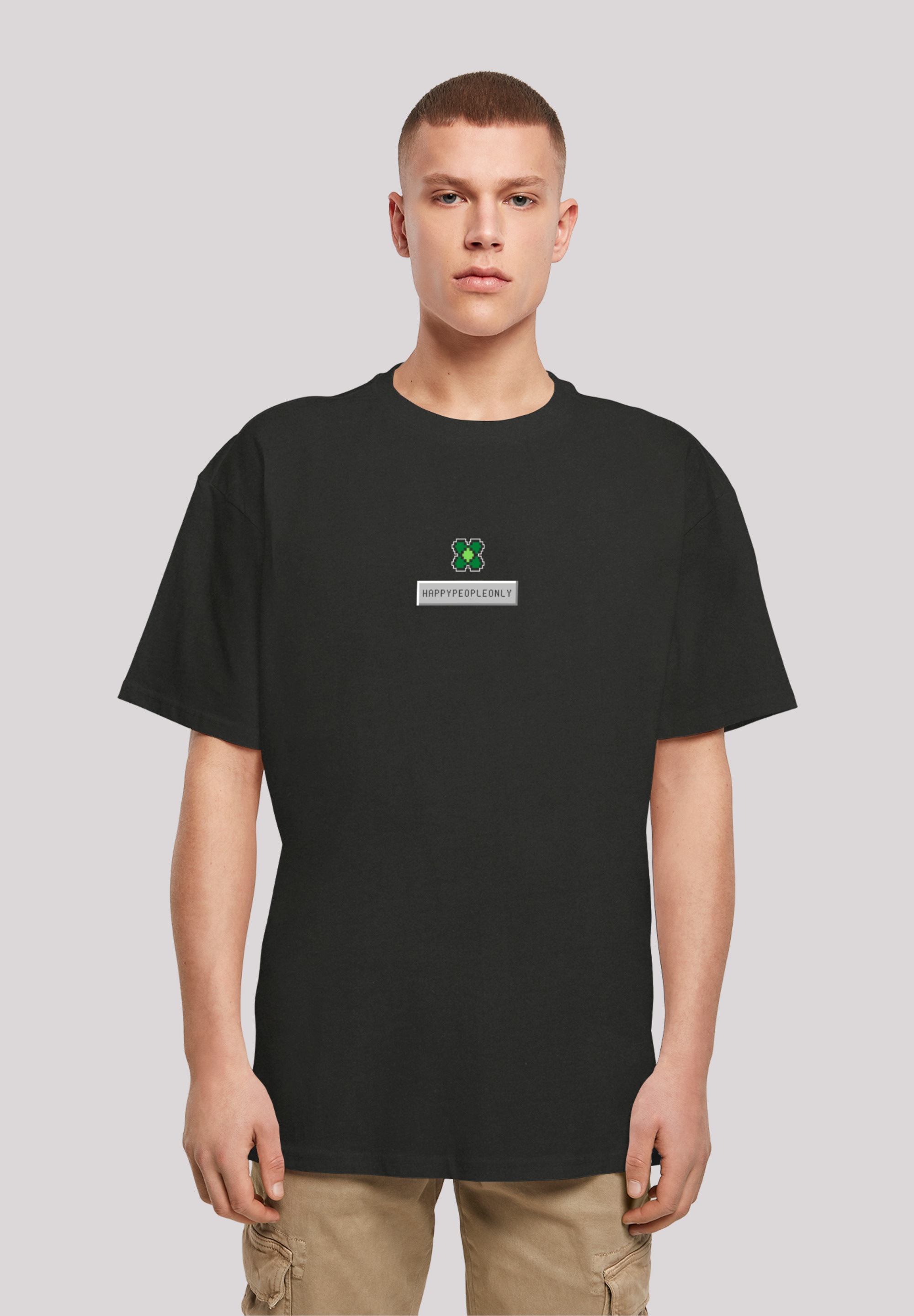 Black Friday F4NT4STIC T-Shirt »Silvester BAUR | Happy Print Pixel New Kleeblatt«, Year
