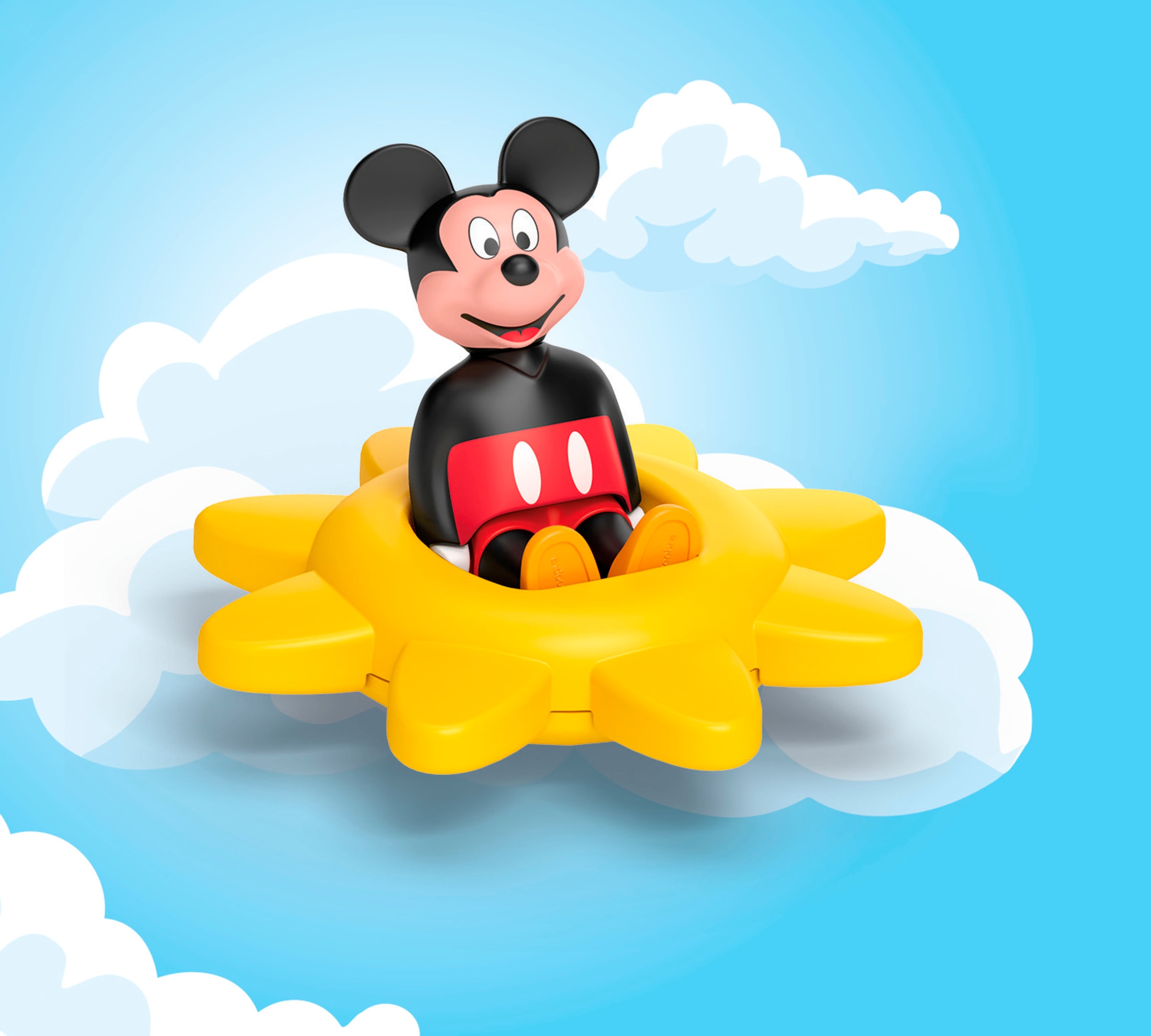 Playmobil® Konstruktions-Spielset »Mickys Drehsonne mit Rasselfunktion (71698), JUNIOR & Disney«, (2 St.), Made in Europe