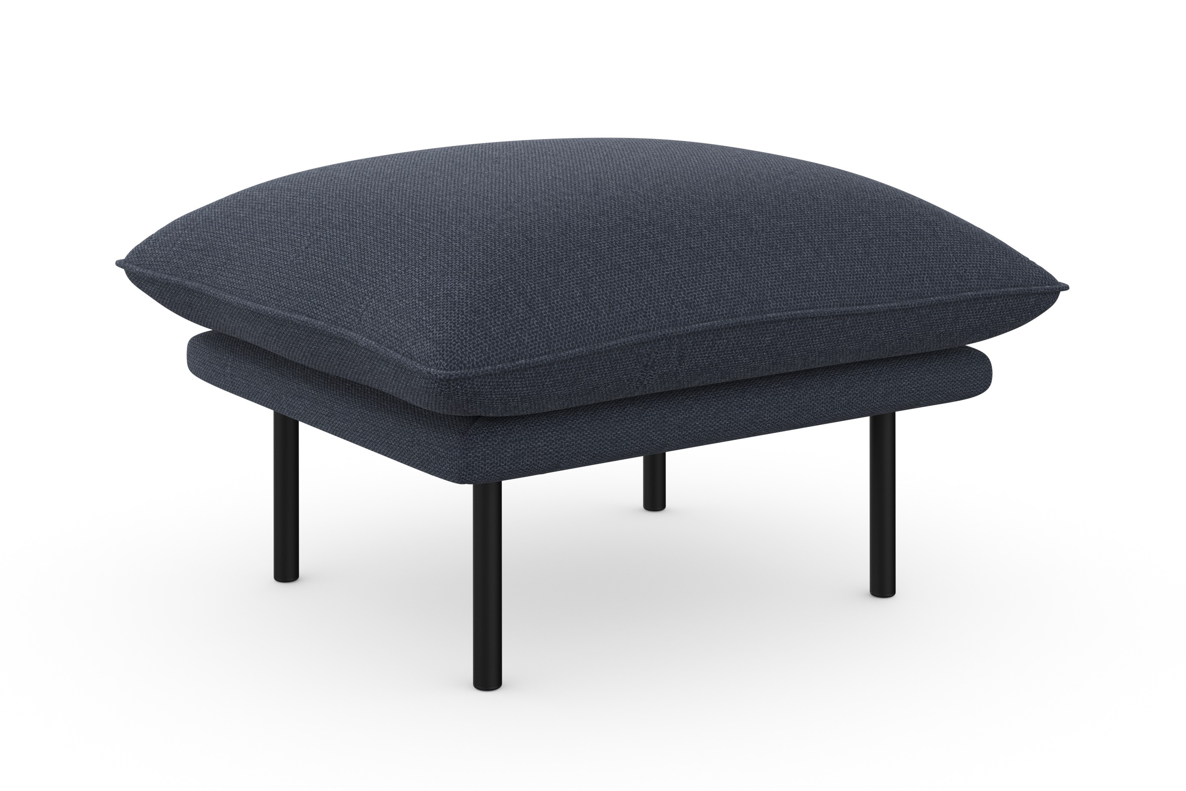 OTTO home Polsterhocker "Stine" Besonderes Design durch Kissenoptik und Ked günstig online kaufen