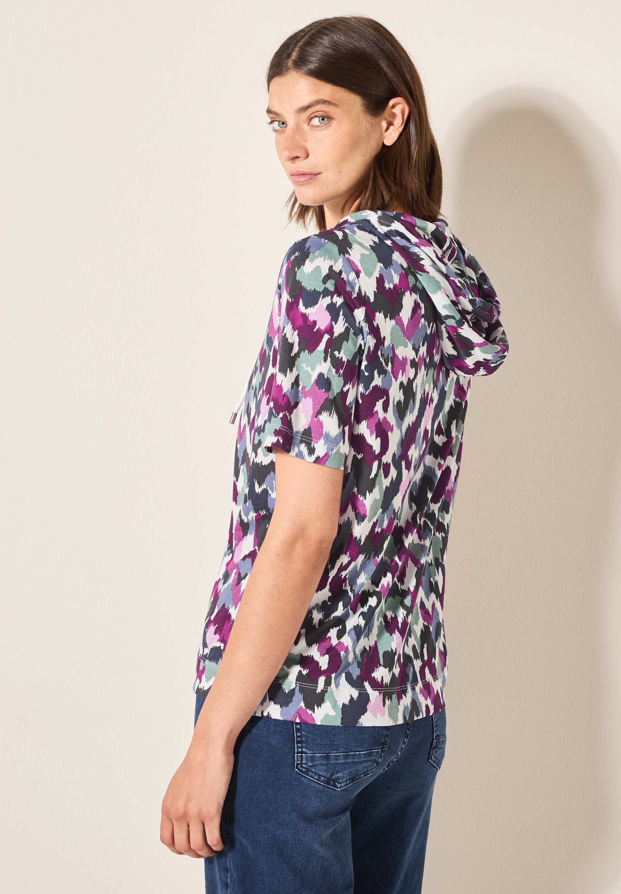 Cecil Kapuzenshirt, im soften Baumwoll-Mix