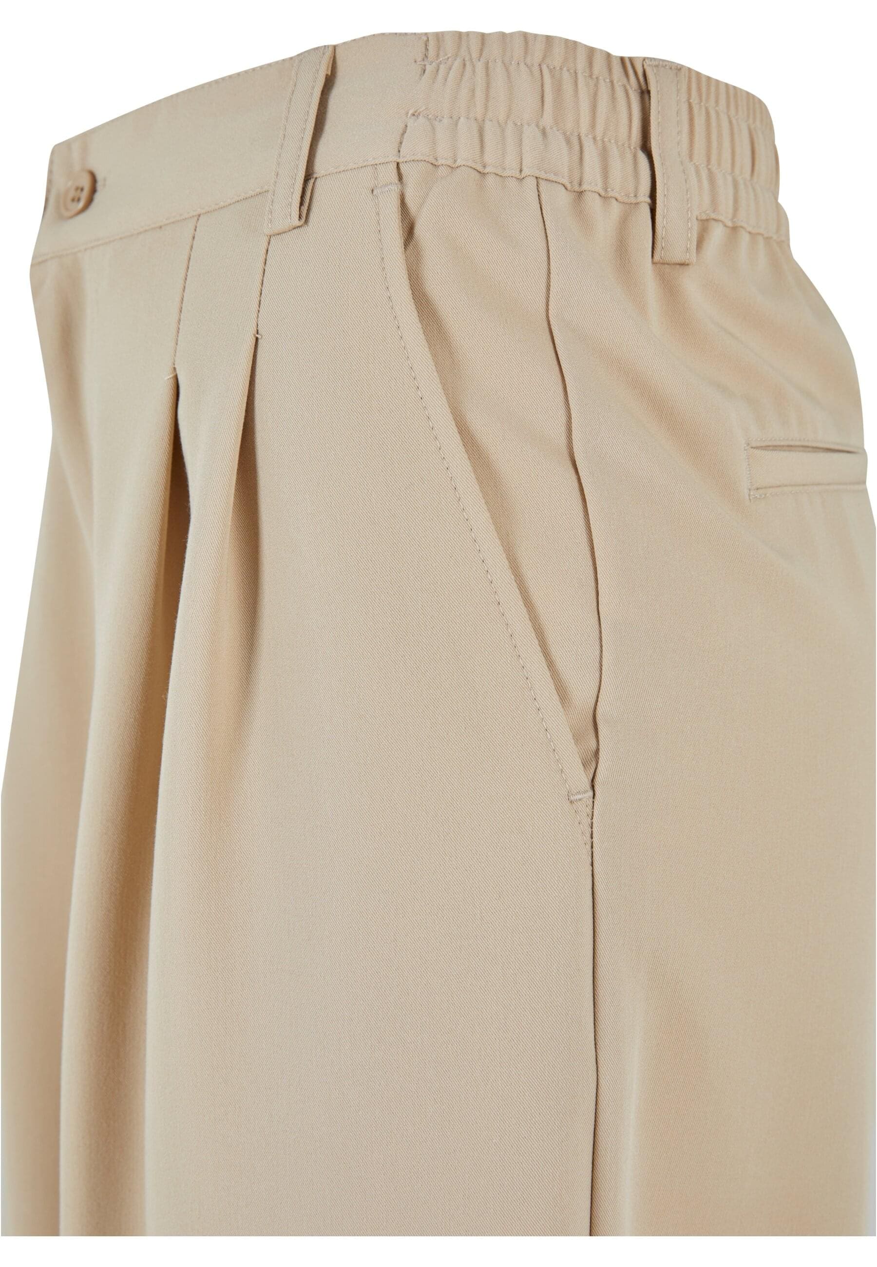 URBAN CLASSICS Stoffhose »Urban Classics Damen Ladies Ultra Wide Pleat-Front Pants«, (1 tlg.)