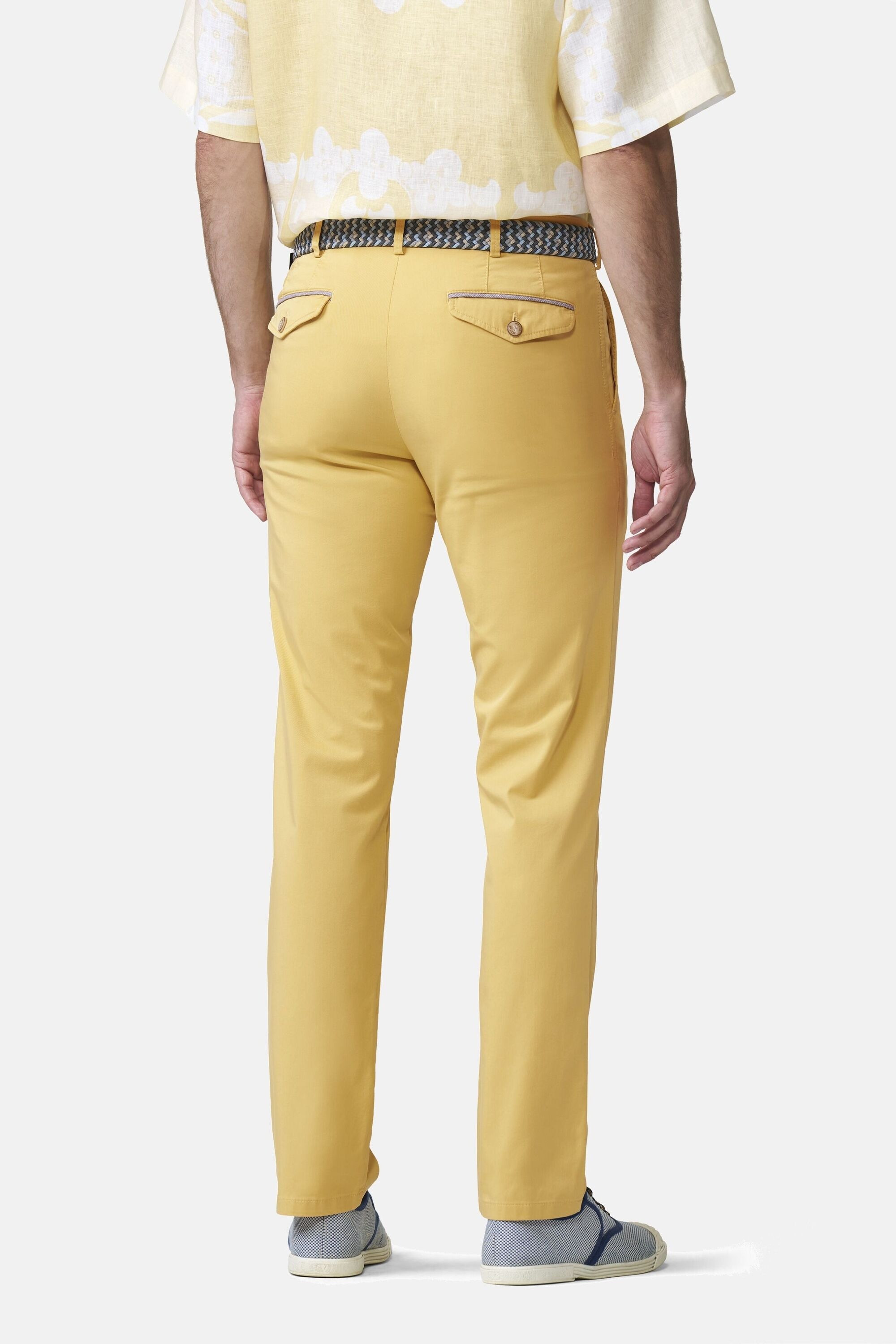 MEYER Chinos »Paris 1-5073«  mit buntem Innenfutter