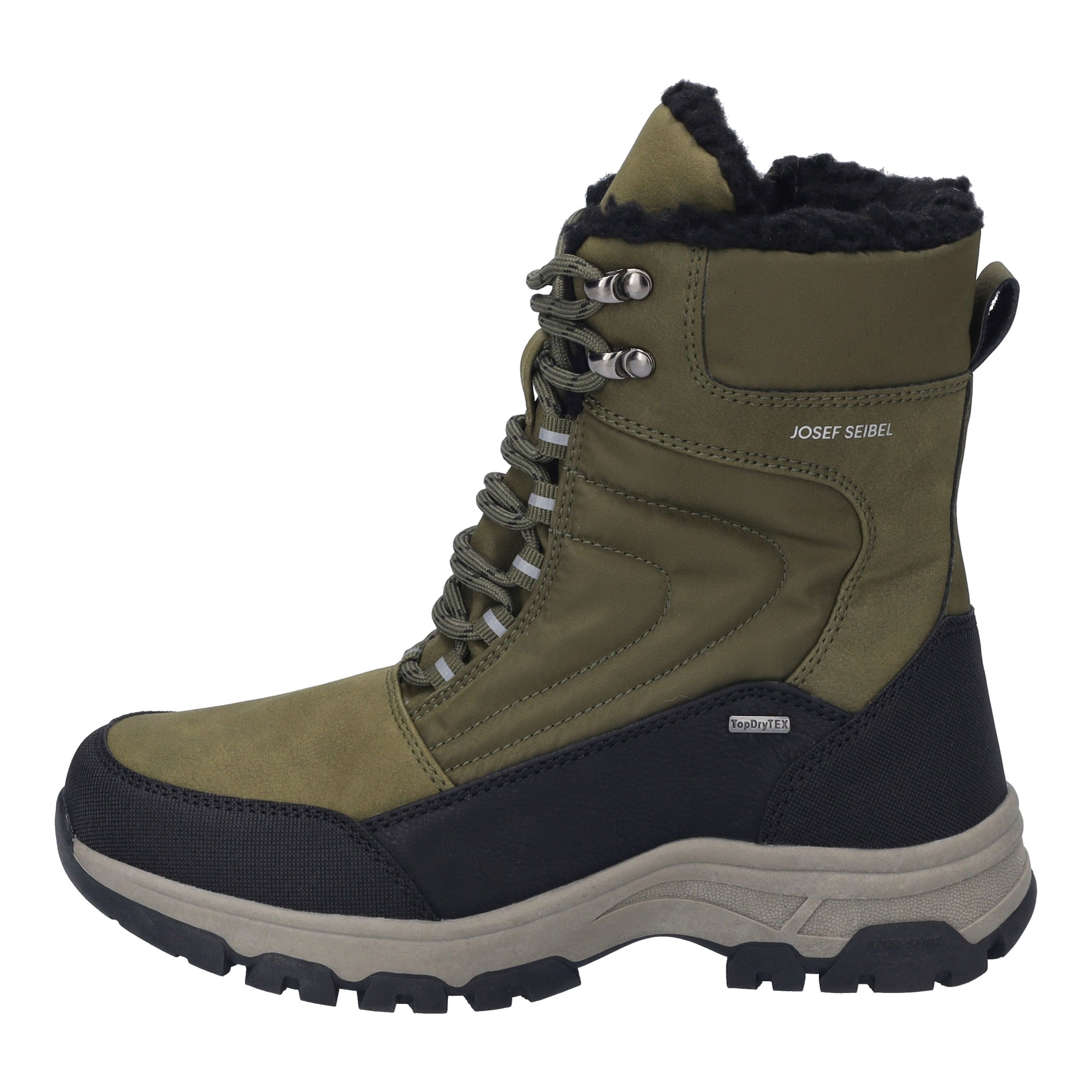 Josef Seibel Stiefel »Davos 52, schwarz-oliv«