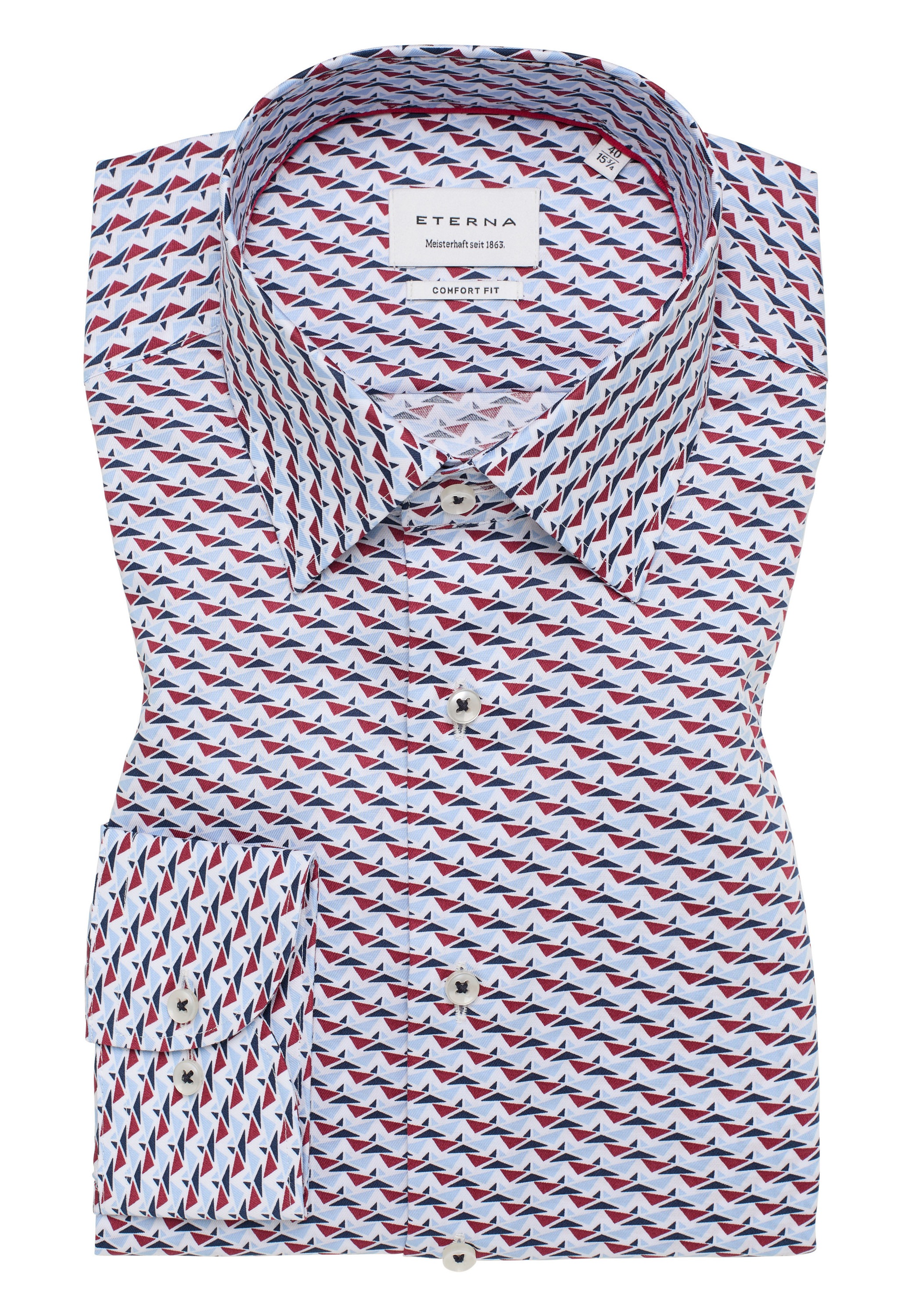 Thumbnail - Eterna Langarmhemd "COMFORT FIT" NON IRON (bügelfrei)