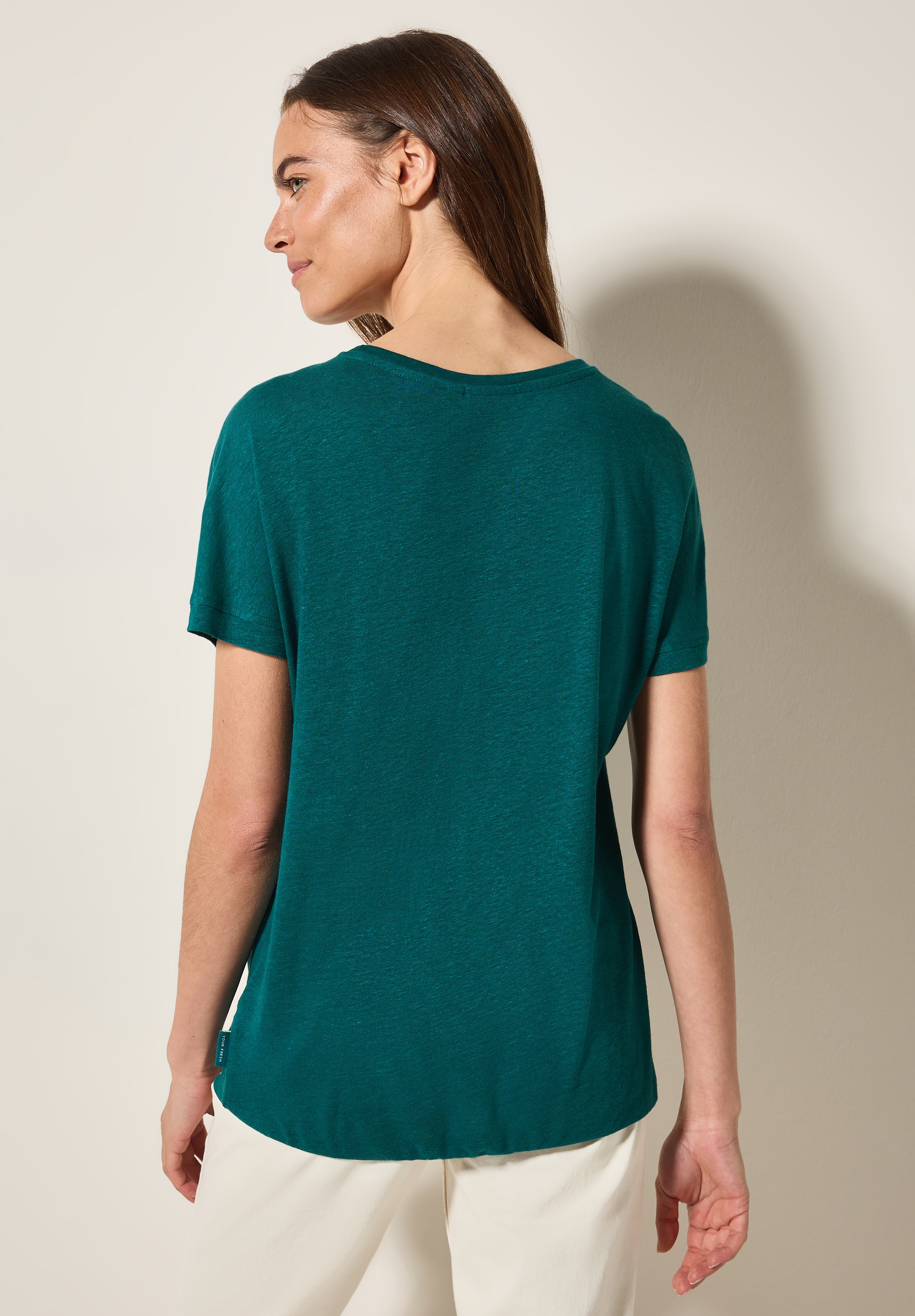 Cecil T-Shirt, mit Elastiksaum