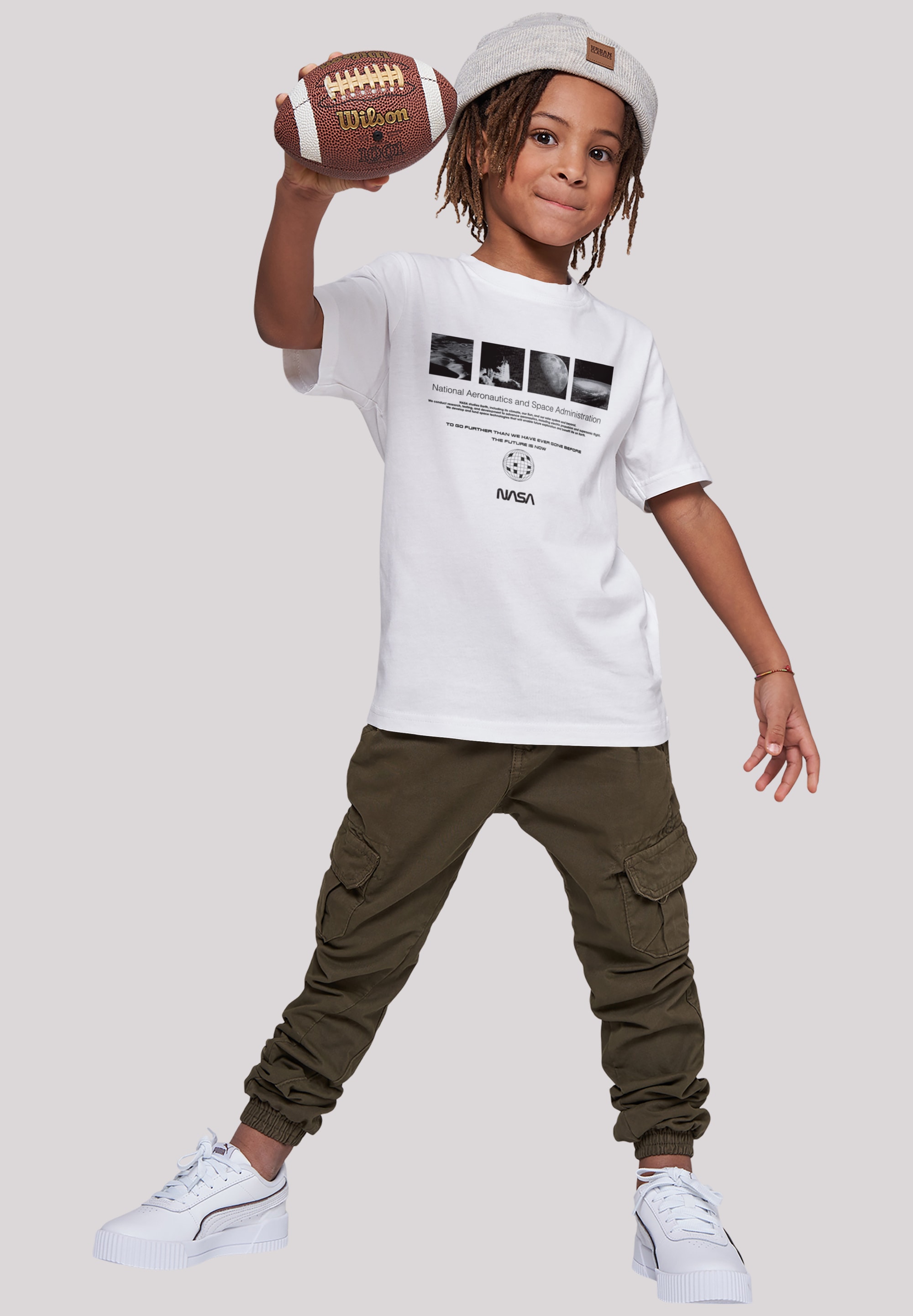 F4NT4STIC T-Shirt »NASA Retro Photo Ad The Future Is Now«, Premium Qualität
