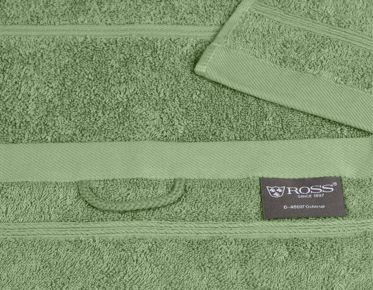 ROSS Gästehandtücher »Rubin«, (Packung, 6 St.), 100% Baumwolle
