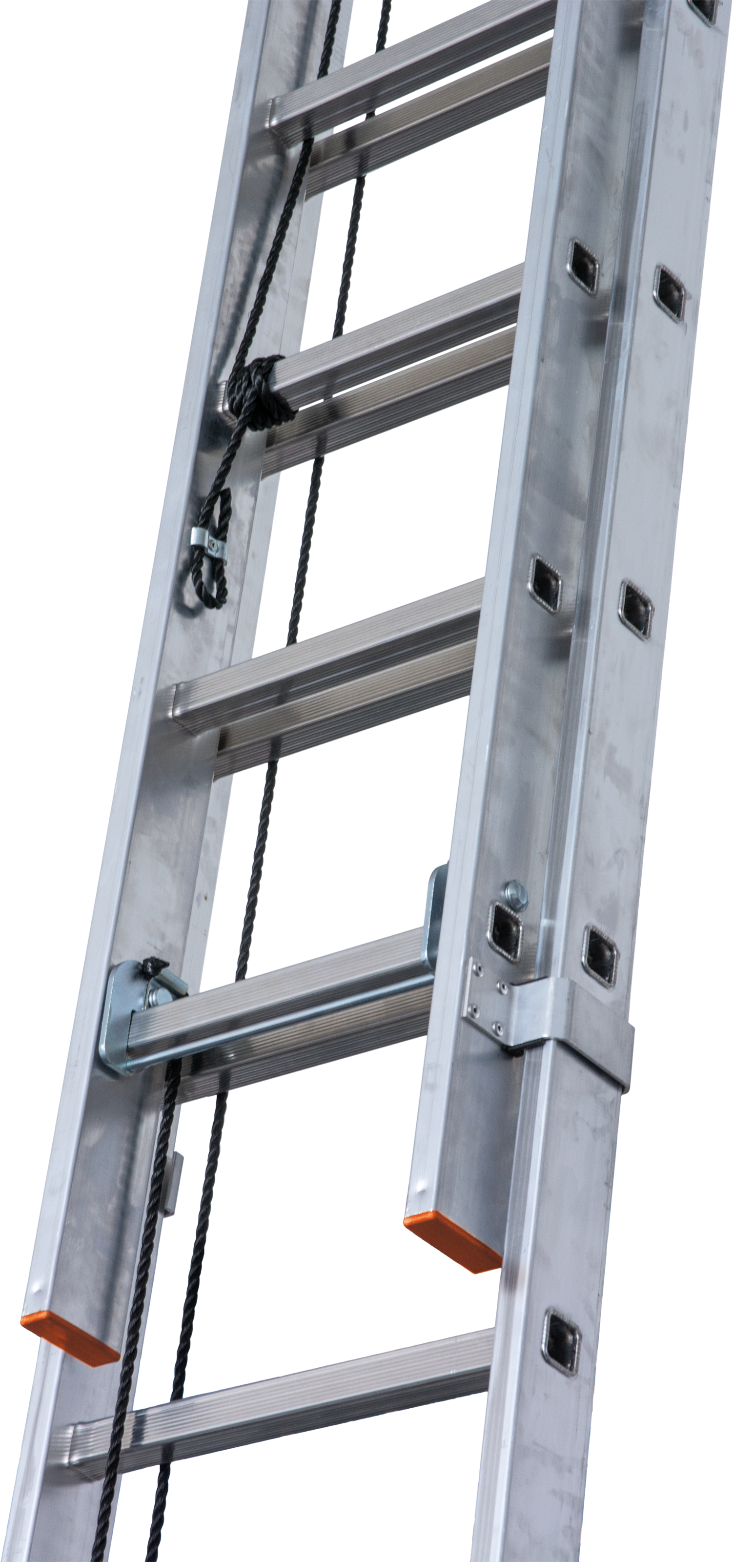 KRAUSE Schiebeleiter »Seilzugleiter Robilo«, Alu, 2x15 Sprossen, Arbeitshöhe ca. 832 cm