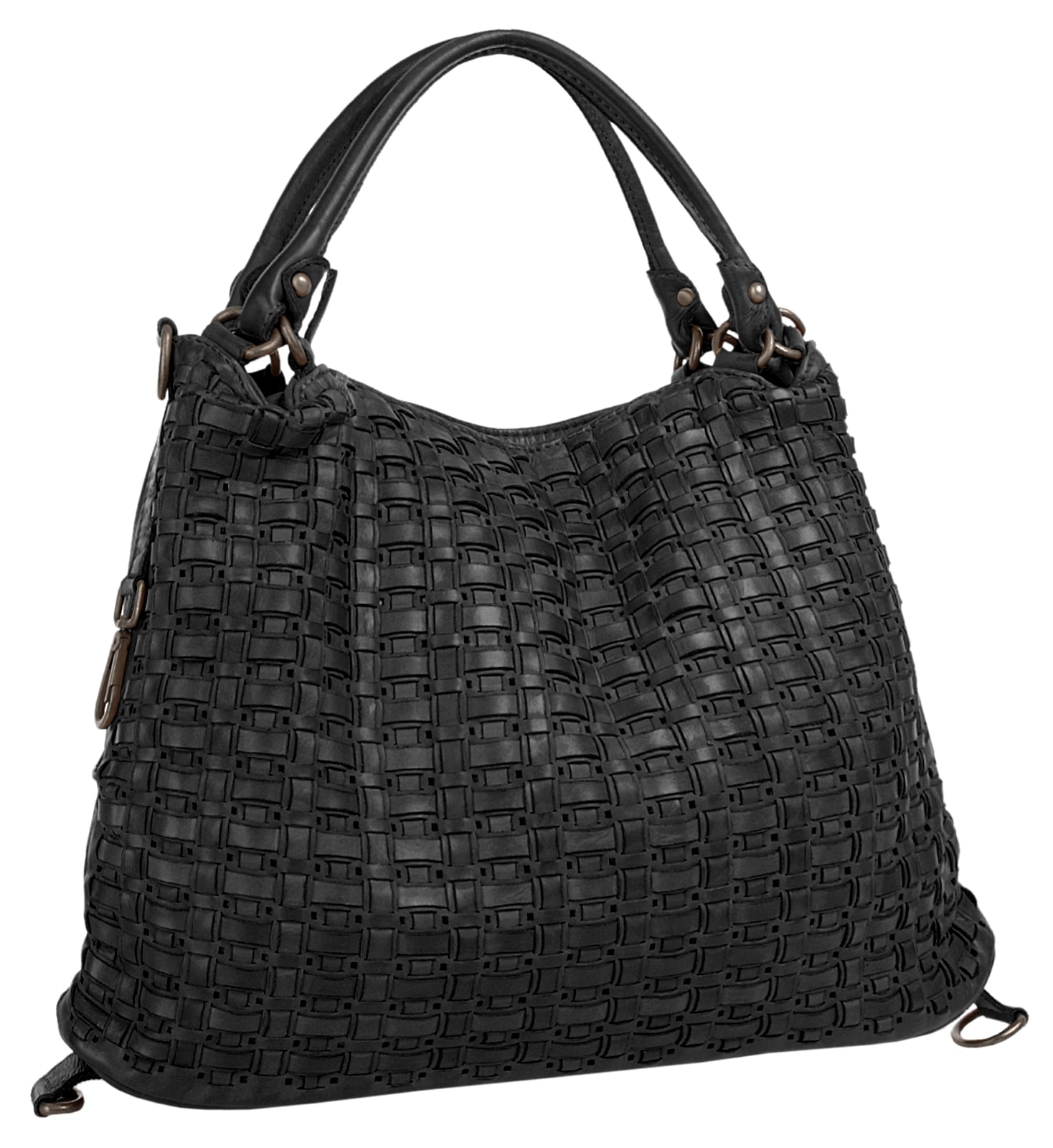 forty° Shopper, echt Leder, Made in Italy