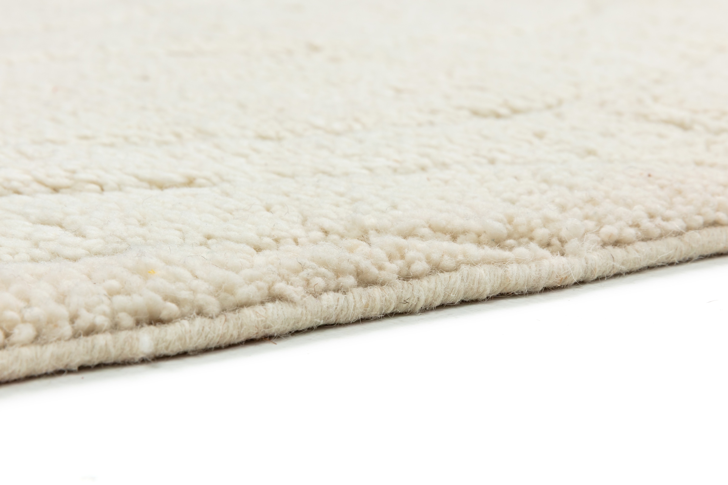 SCHÖNER WOHNEN-Kollektion Wollteppich »Liora« rechteckig 20 mm Höhe reine Wolle, Linien, mit Fransen, Ton in Ton, Wohnzimmer