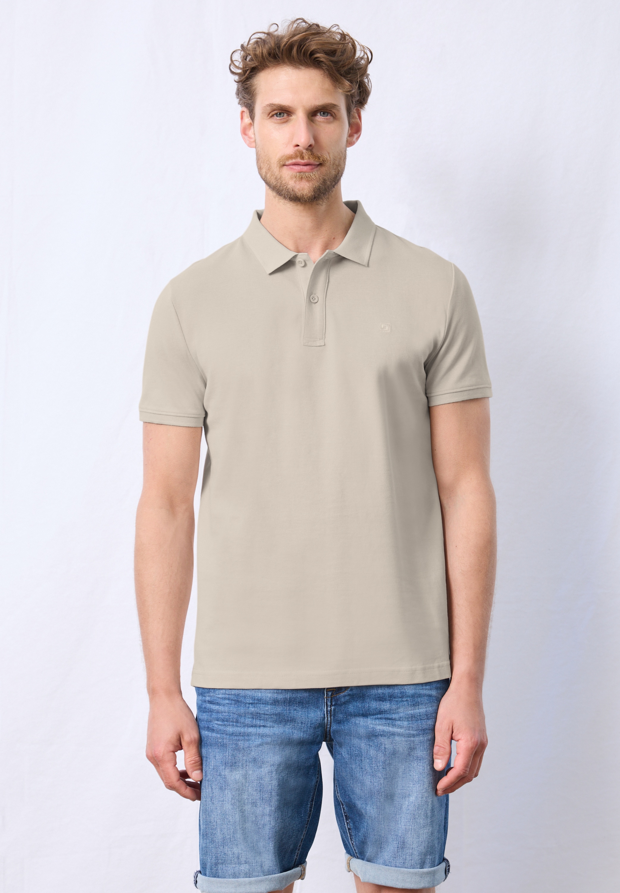 STREET ONE MEN Poloshirt, aus reiner Baumwolle günstig online kaufen