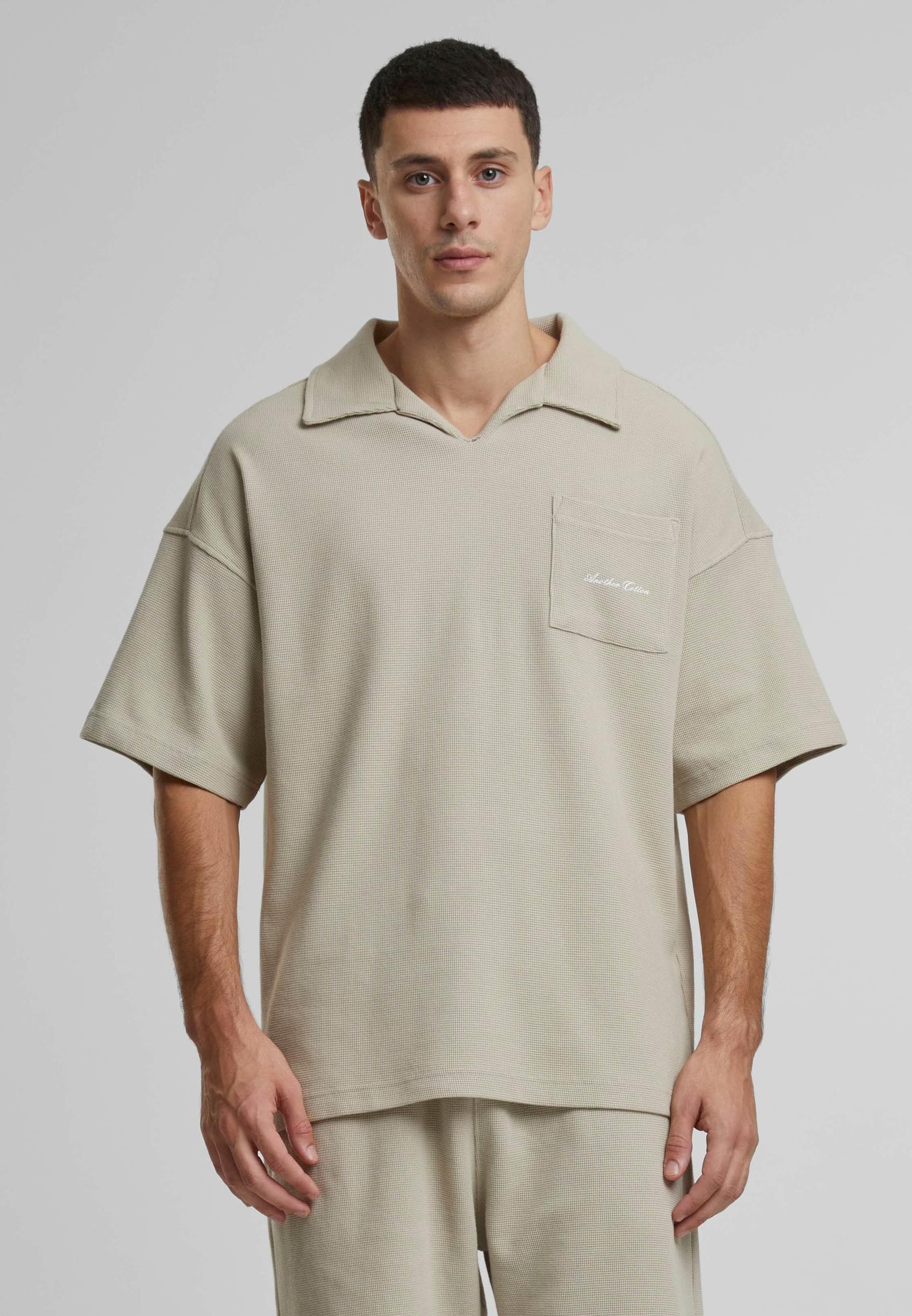 Another Cotton Lab Poloshirt »Another Cotton Lab Another Waffle Oversized Polo Shirt«, (1 tlg.)