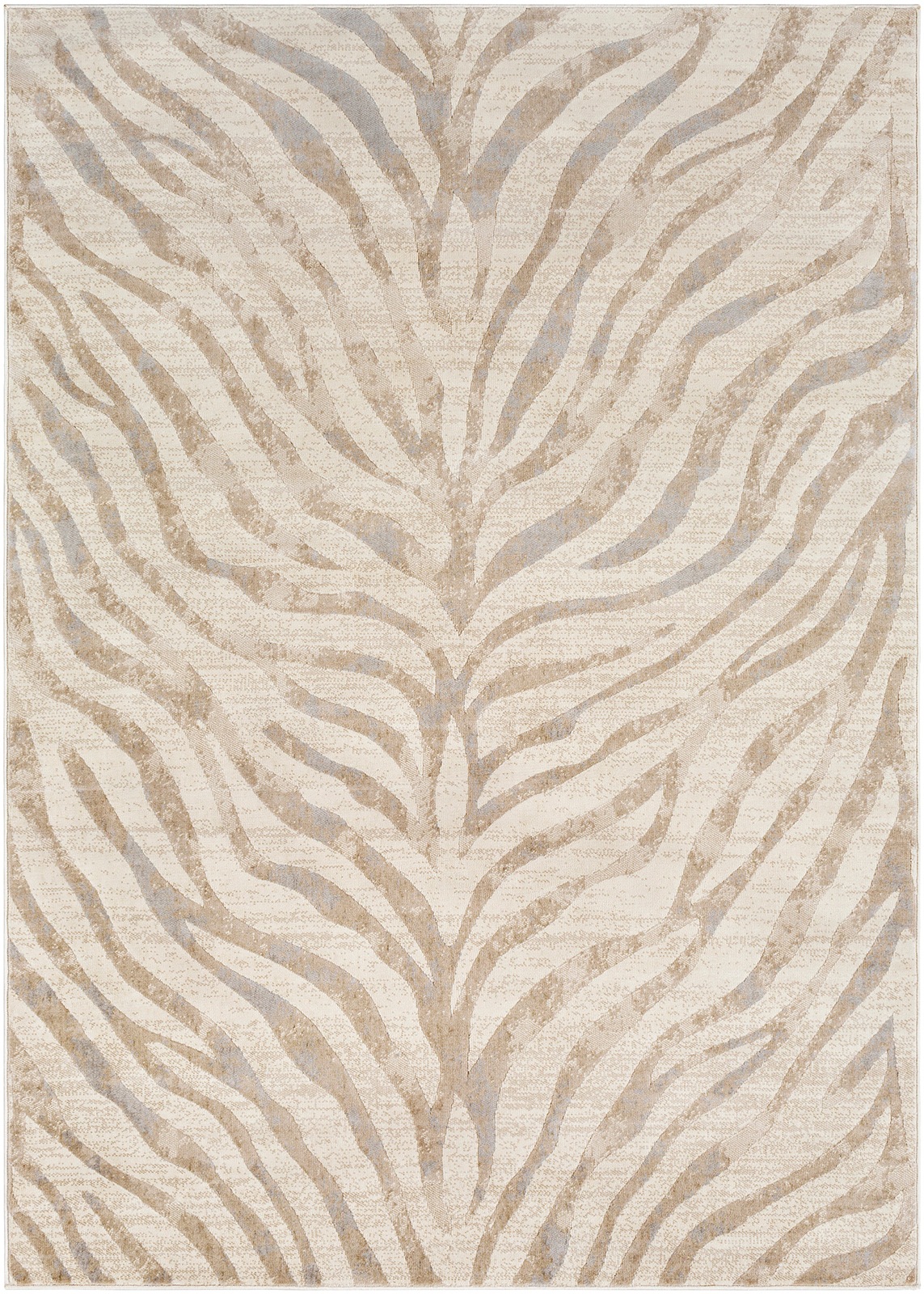 Livabliss Teppich »LUANDA«, rechteckig, 11 mm Höhe, Skandinavischer Teppich, Boho Wohnzimmerteppich/Läufer im Zebra Muster