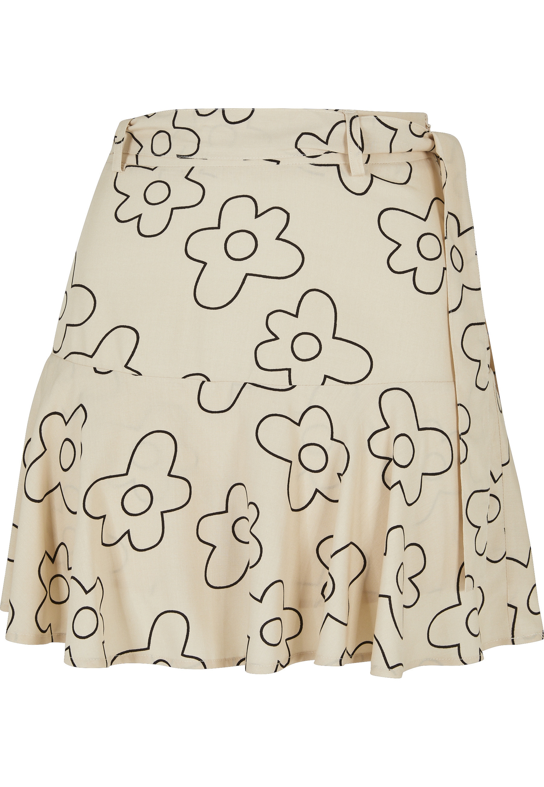 URBAN CLASSICS Jerseyrock »Urban Classics Damen Ladies Viscose Mini Skort« 1 Stk.
