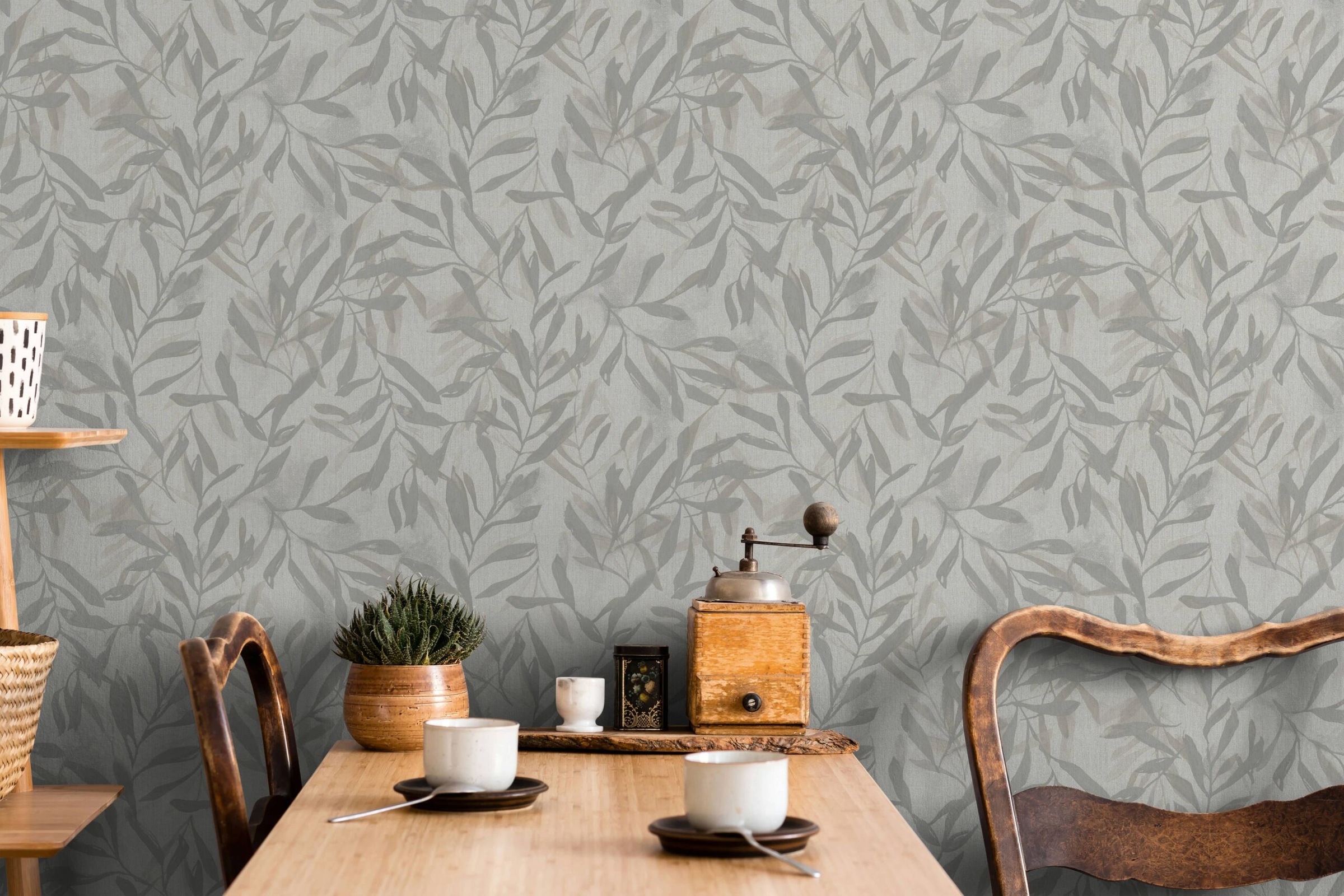 Marburg Vliestapete "Tapete Leaf Luxe" floral geprägt moderne Vliestapete für Wohnzimmer Schlafzimmer Küche