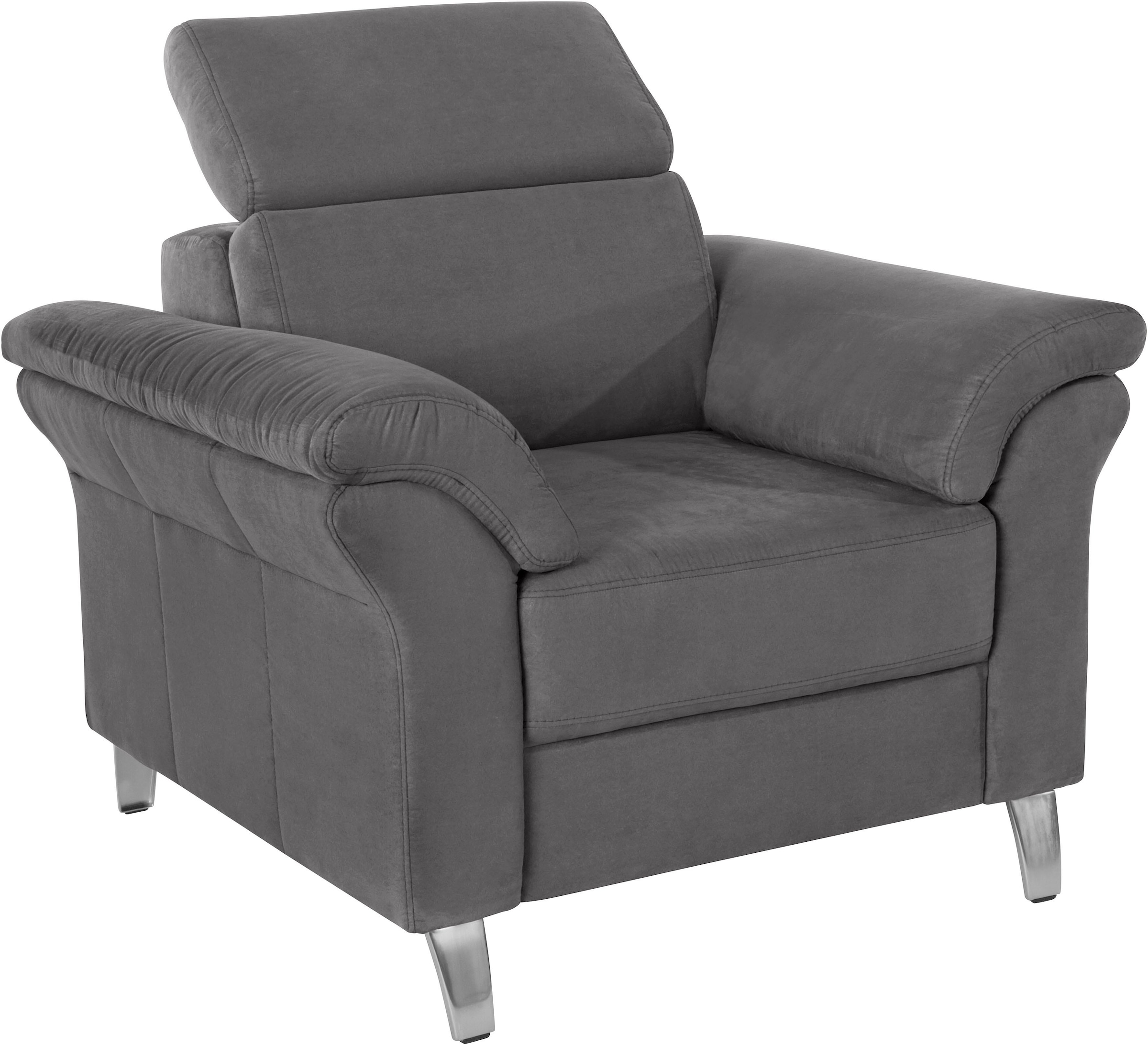 sit&more Sessel "Arngast" inklusive Federkern und Kopfteilverstellung günstig online kaufen