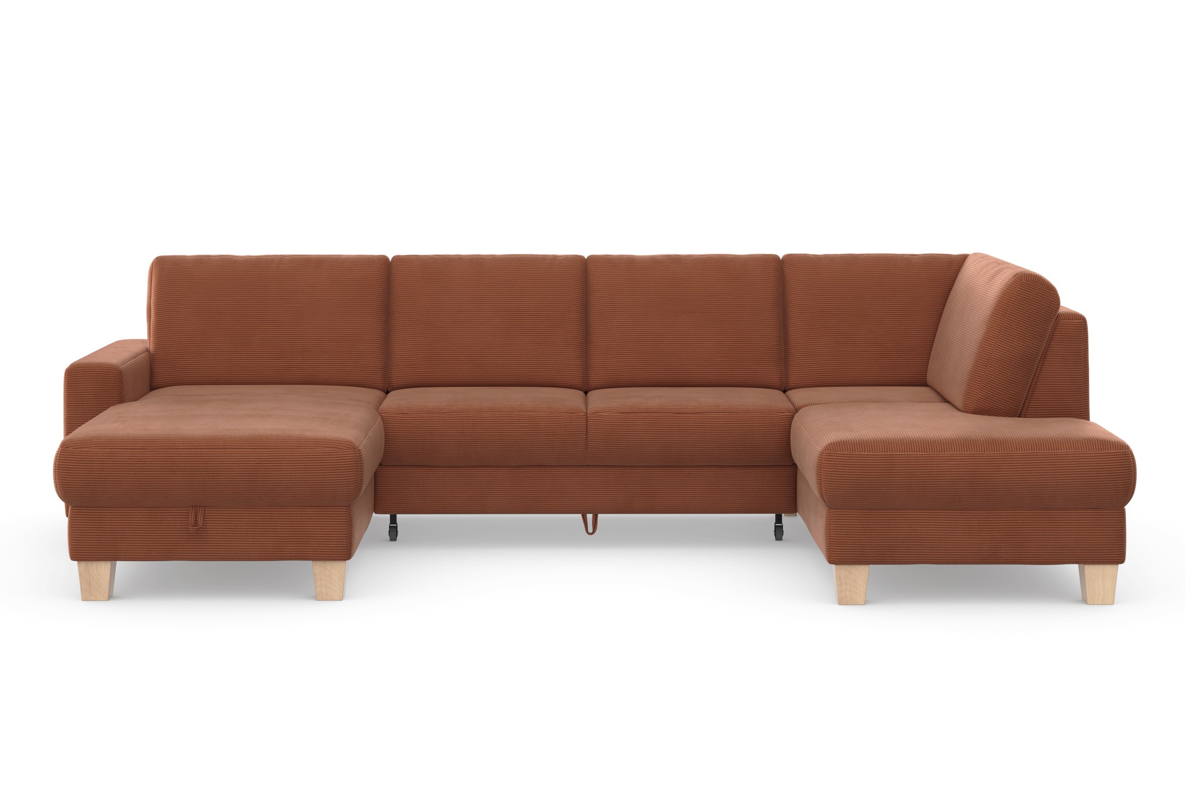 Home affaire Wohnlandschaft "Summer U-Form" mit oder ohne Bettfunktion und günstig online kaufen