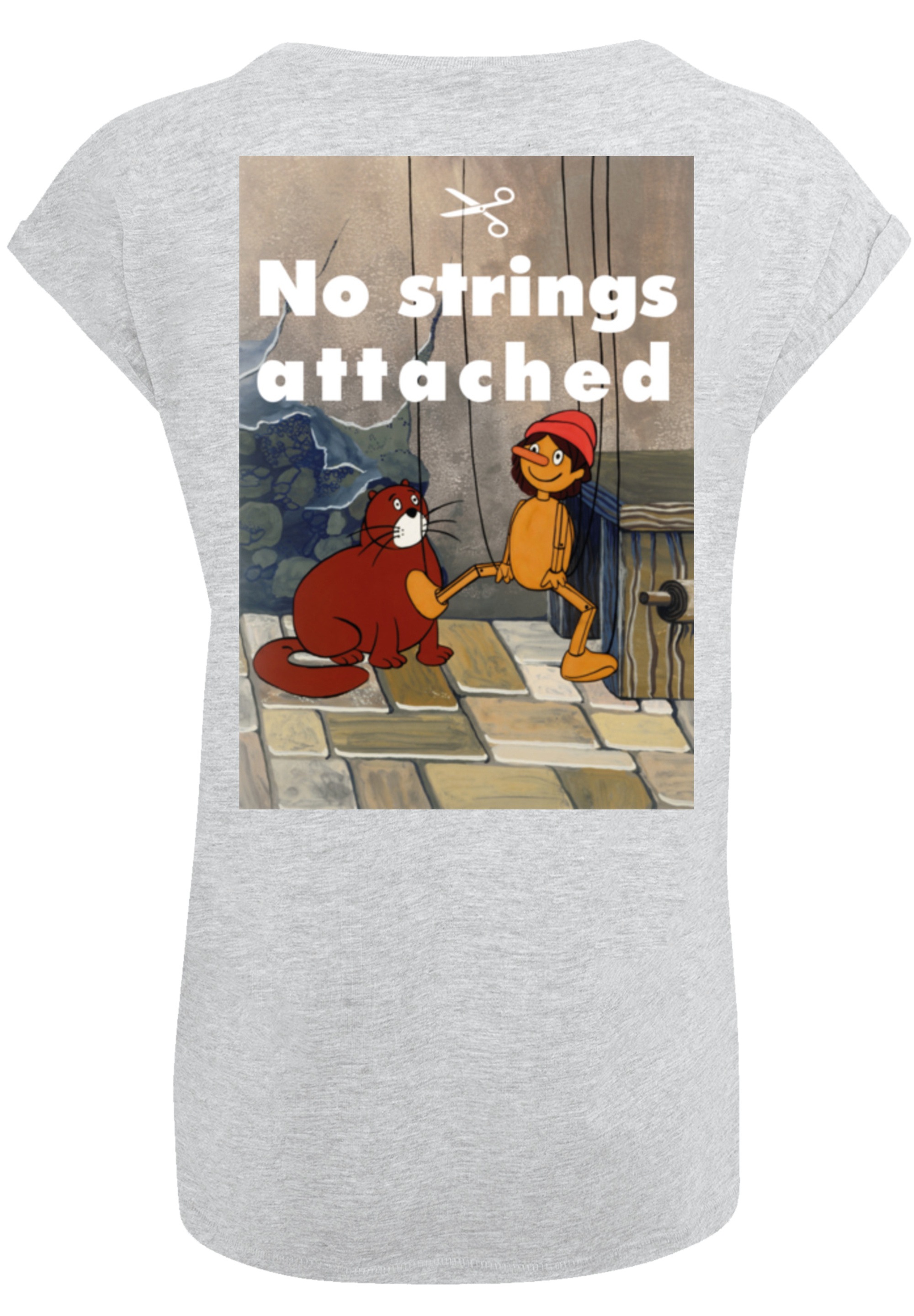 F4NT4STIC T-Shirt »Pinocchio No Strings Attached«, Retro, Heroes of Childhood, TV Serie