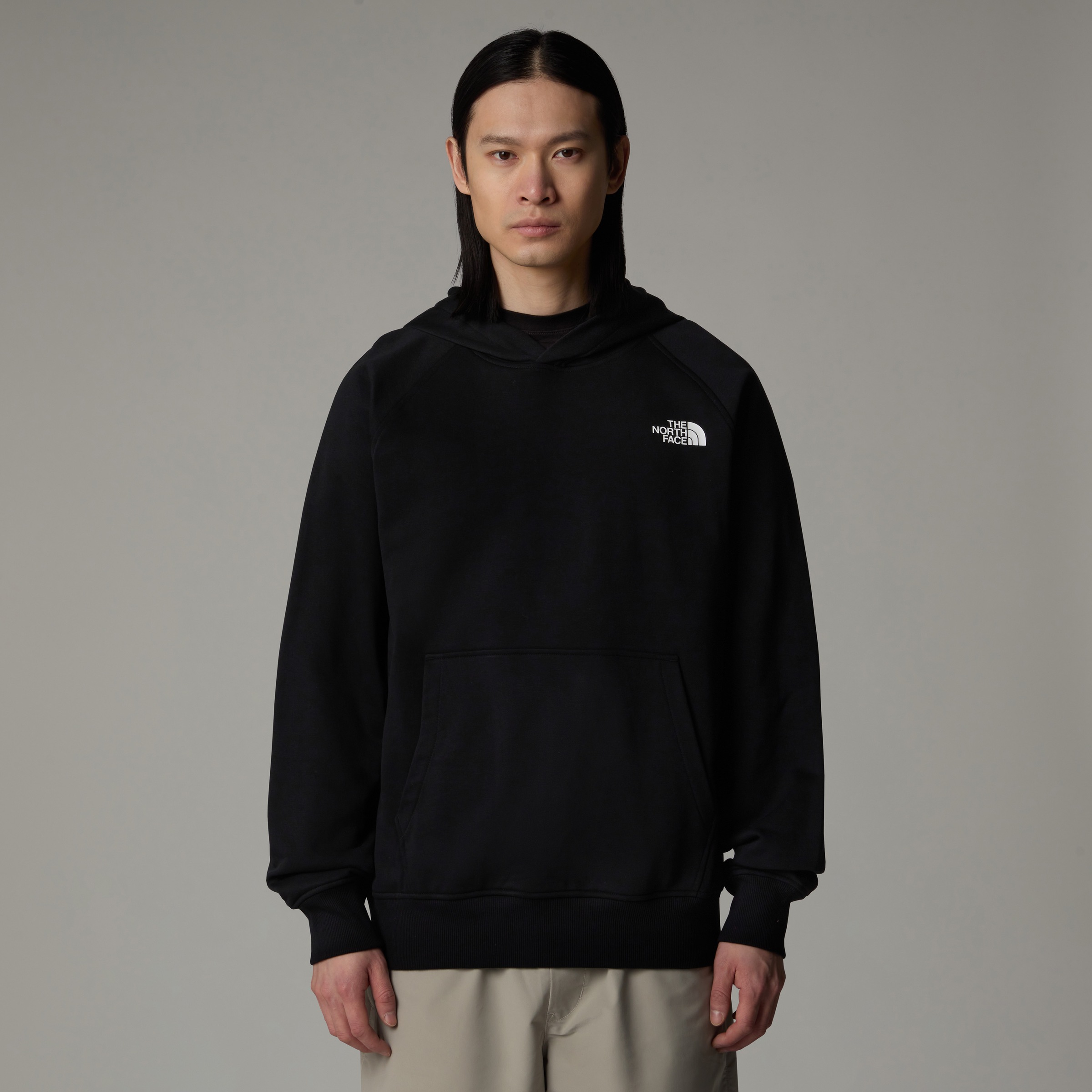 The North Face Kapuzensweatshirt "RAGLAN REDBOX HOODIE", mit Ton in Ton Fütterung, aus Baumwolle und Polyester, pflegeleicht