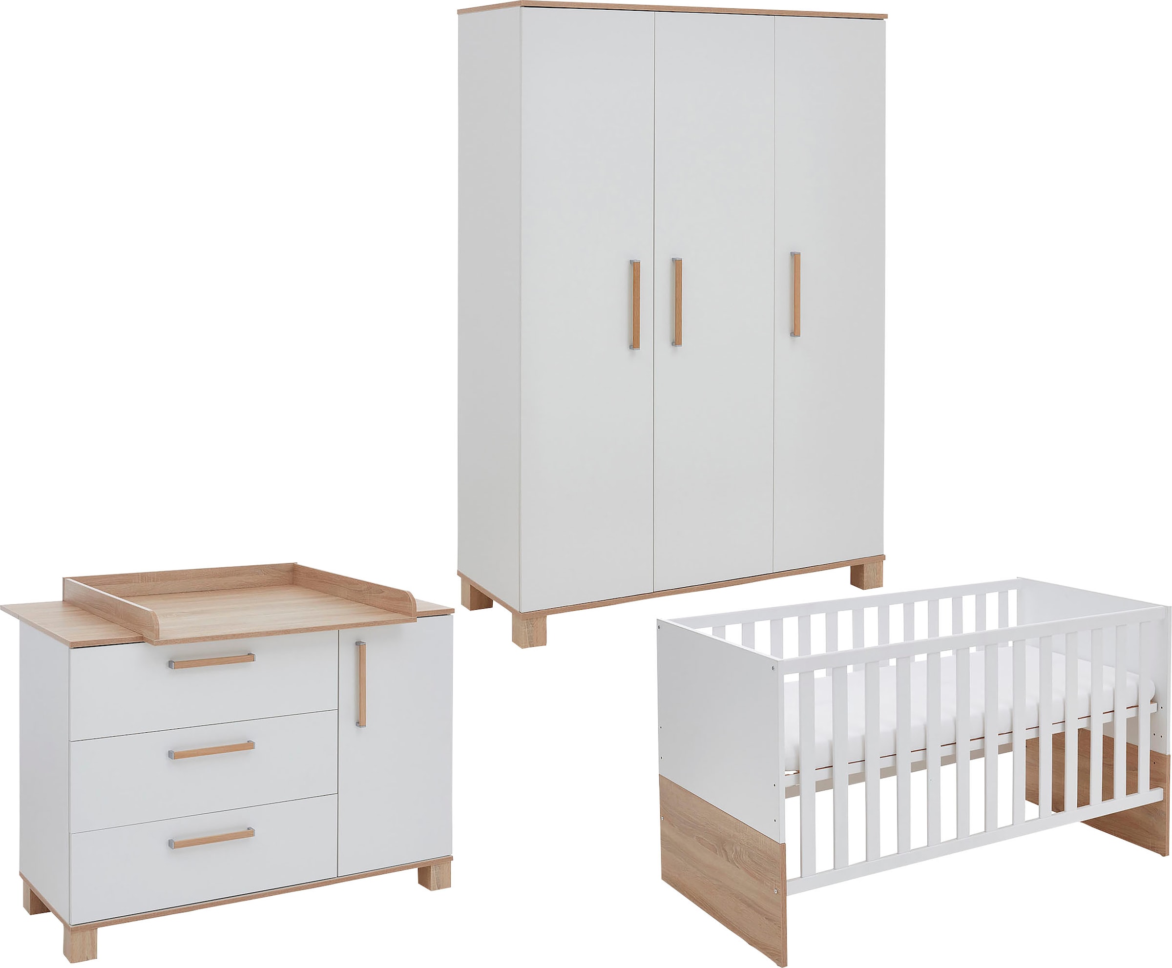 arthur berndt Babyzimmer-Komplettset "Babyzimmer-Set "Jana" 3-teilig", (Set günstig online kaufen