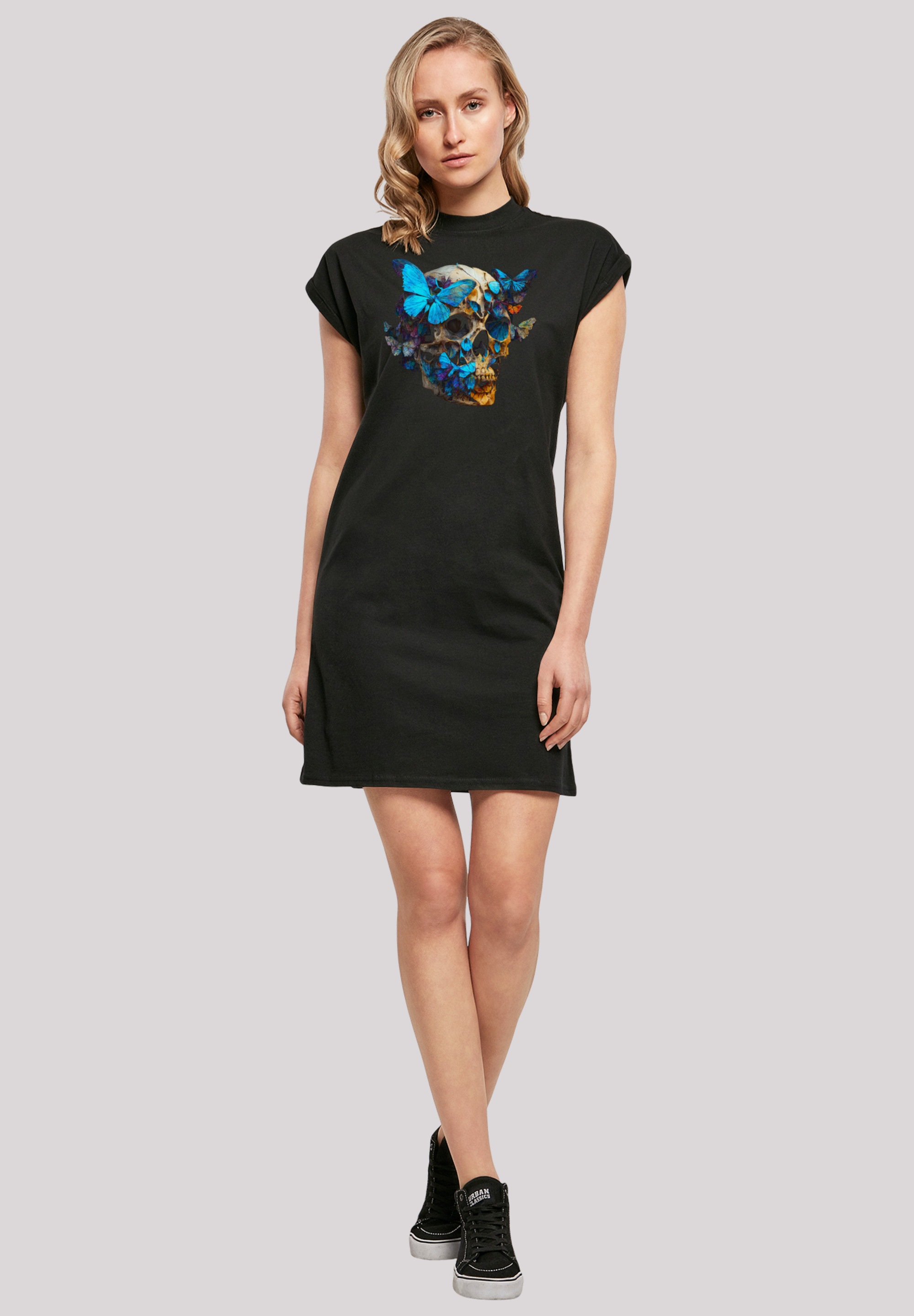 F4NT4STIC Shirtkleid »Skull«, Print