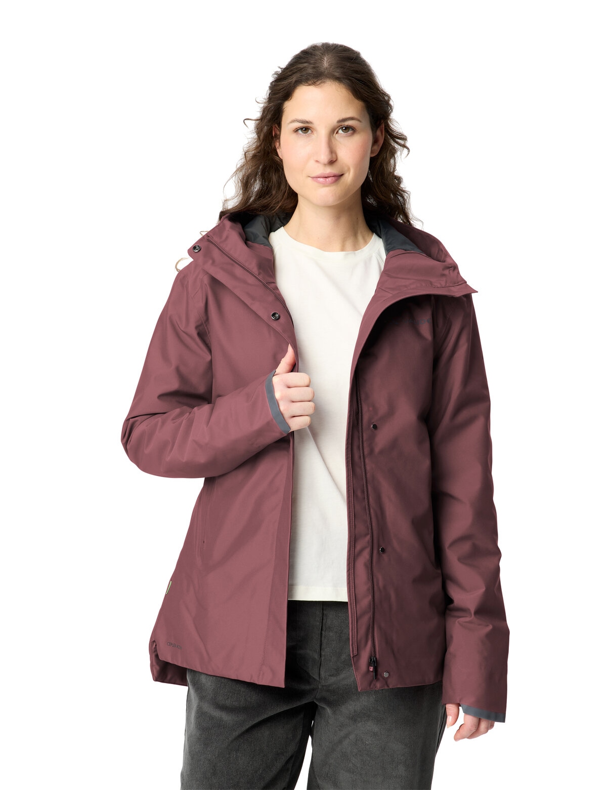 VAUDE Fahrradjacke »WOMEN'S CYCLIST WARM RAIN JACKET« für Radsport und urbanen Einsatz, wasserdicht, winddicht