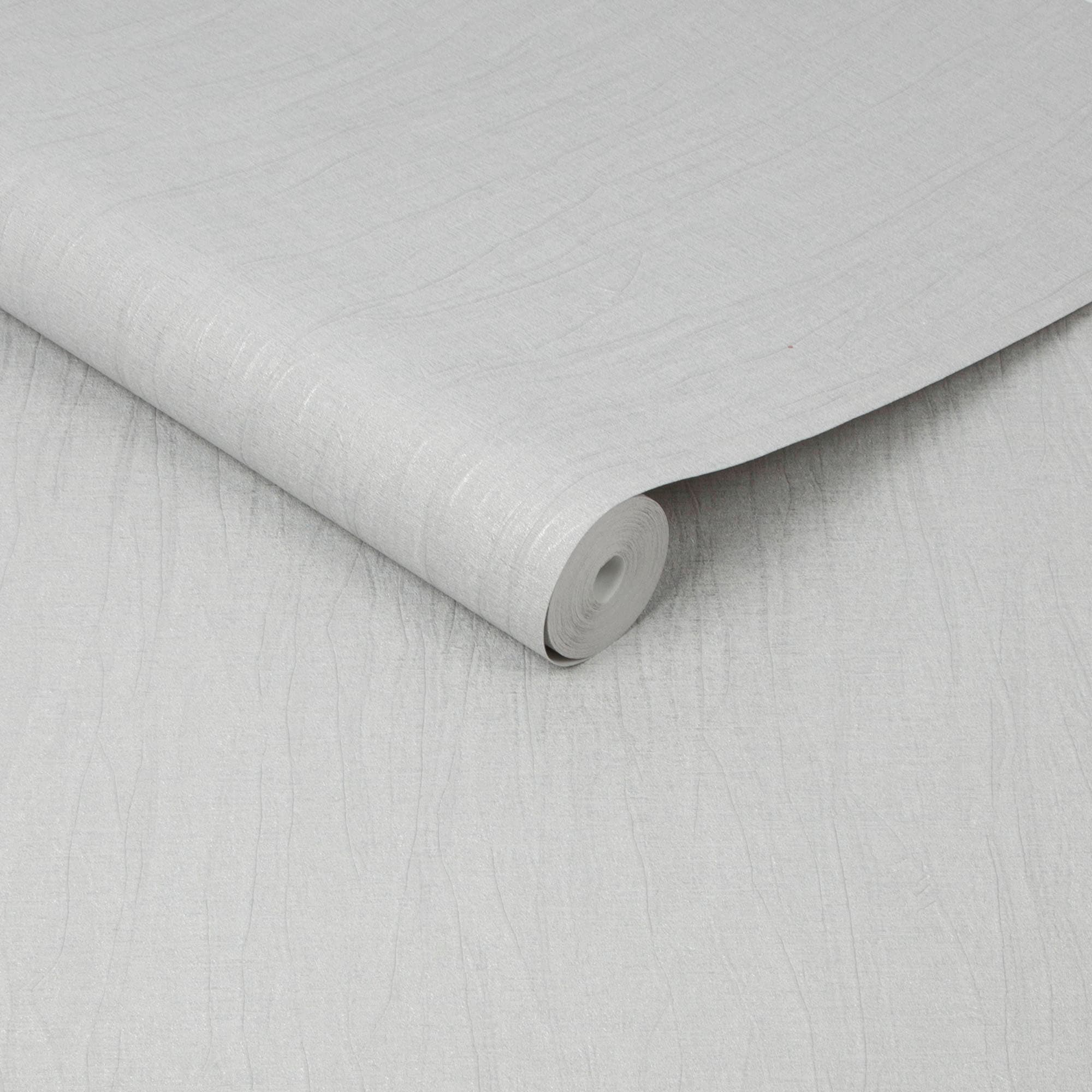 Boutique Vliestapete »Marquise Plain«, schimmernd, Weiss/Beige - 10mx52cm