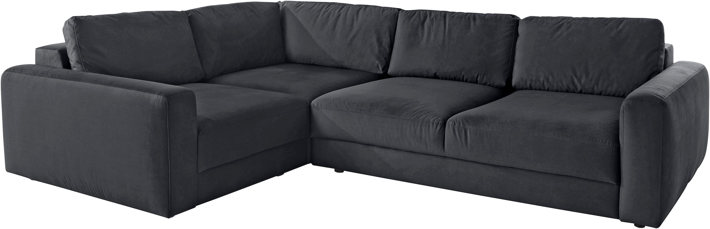 Places of Style Ecksofa »Bloomfield, L-Form«, extra tiefe Sitzfläche, wahlweise mit Sitztiefenverstellung
