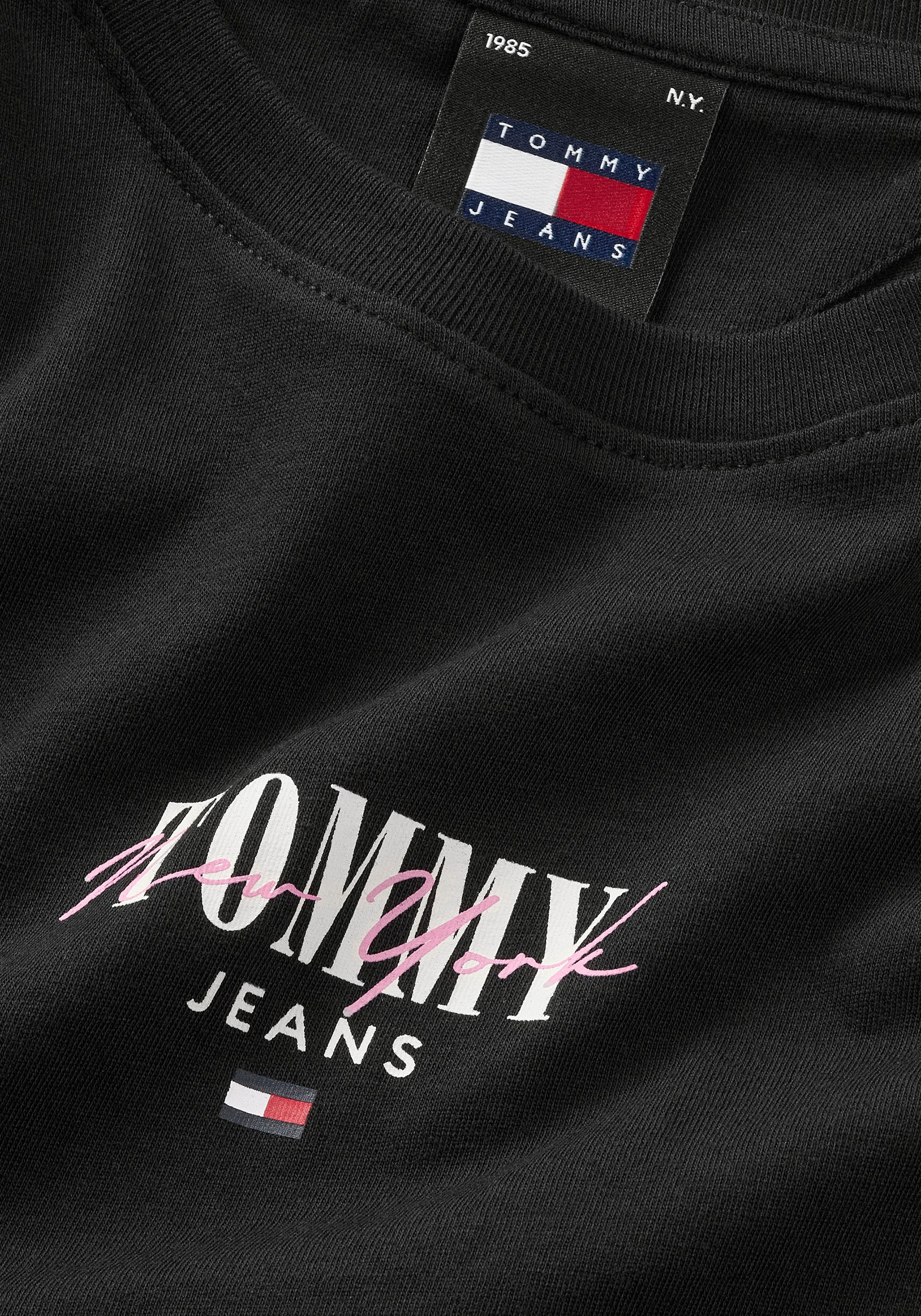 Tommy Jeans Curve T-Shirt »TJW SLIM ESSNTL LOGO 1 TEE EXT«, Große Größen  für bestellen | BAUR
