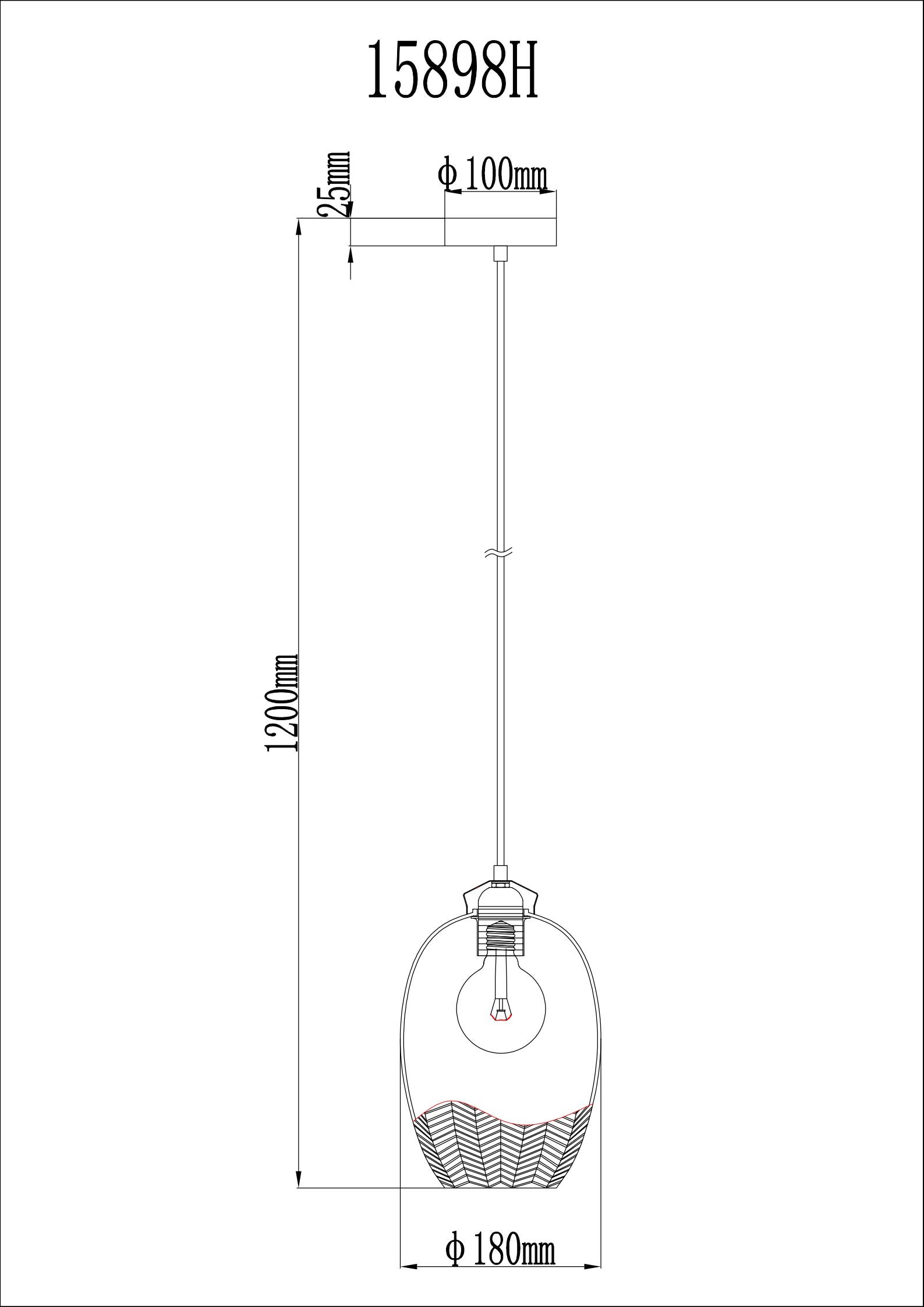 GLOBO LIGHTING Hängeleuchte »JESSICA«, Leuchtmittel E27 | ohne Leuchtmittel, Hängelampe/Pendelleuchte/Esszimmer/Wohnzimmer/Esstisch