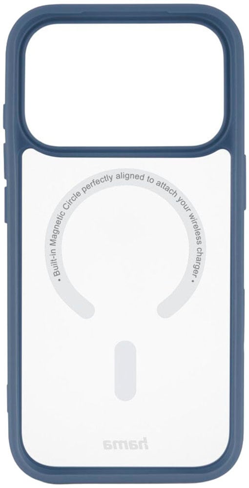 Hama Smartphone-Hülle »Handyhülle für Apple iPhone 17 Pro Max 18 Pro Max mit Magnetring« Magnetisch, Farbkontrast, Kamerataste abgedeckt, rutschhemmend