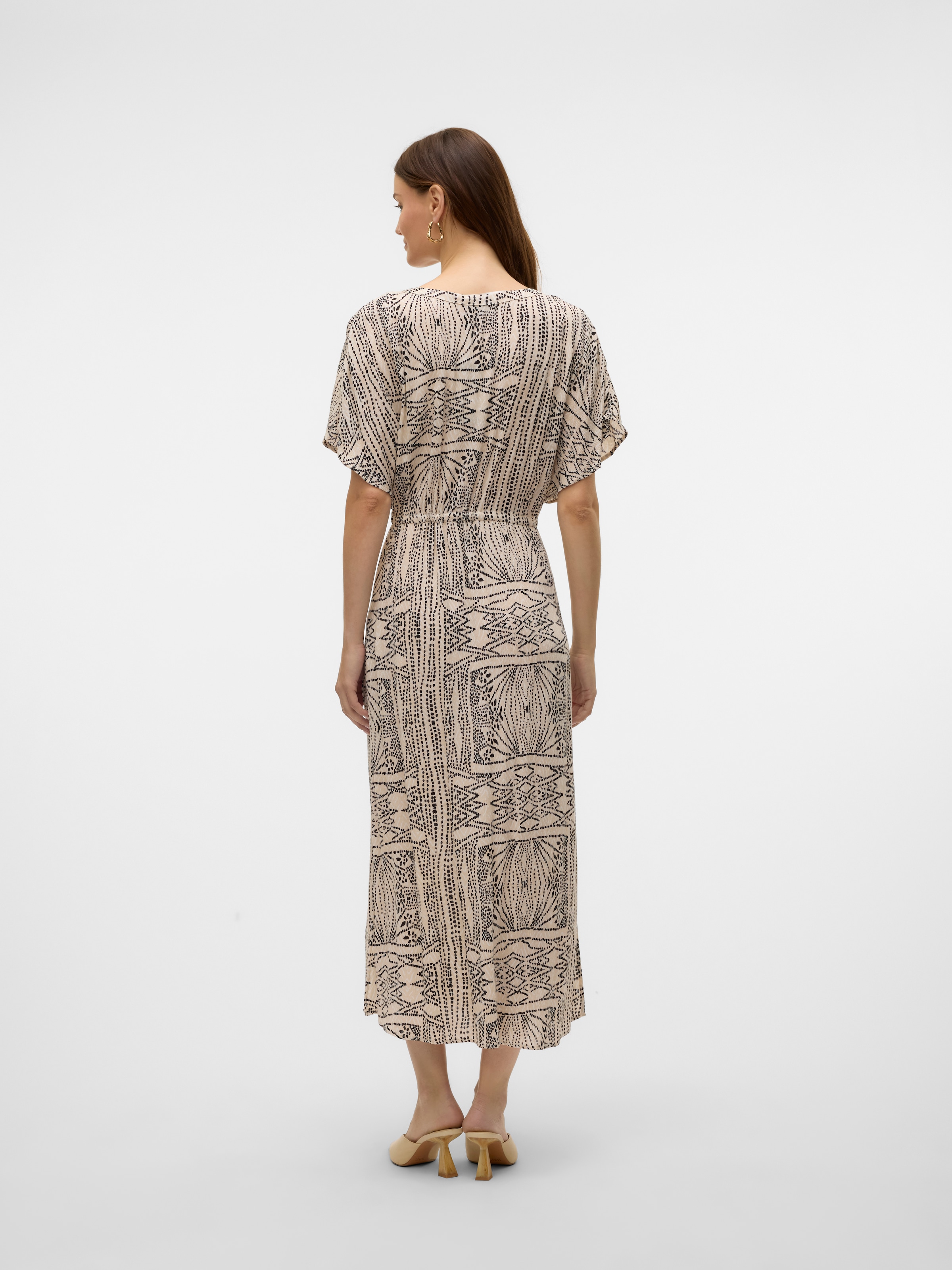 Vero Moda Maxikleid »VMMENNY SS 7/8 KAFTAN WVN GA«