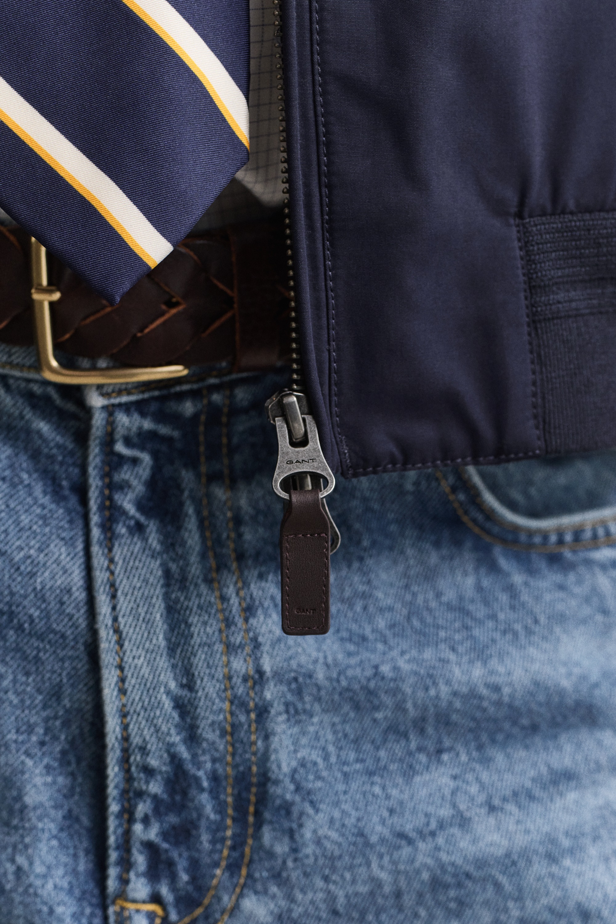 Gant Bomberjacke »HAMPSHIRE JACKET« ohne Kapuze Regular fit mit Reißverschlusstaschen