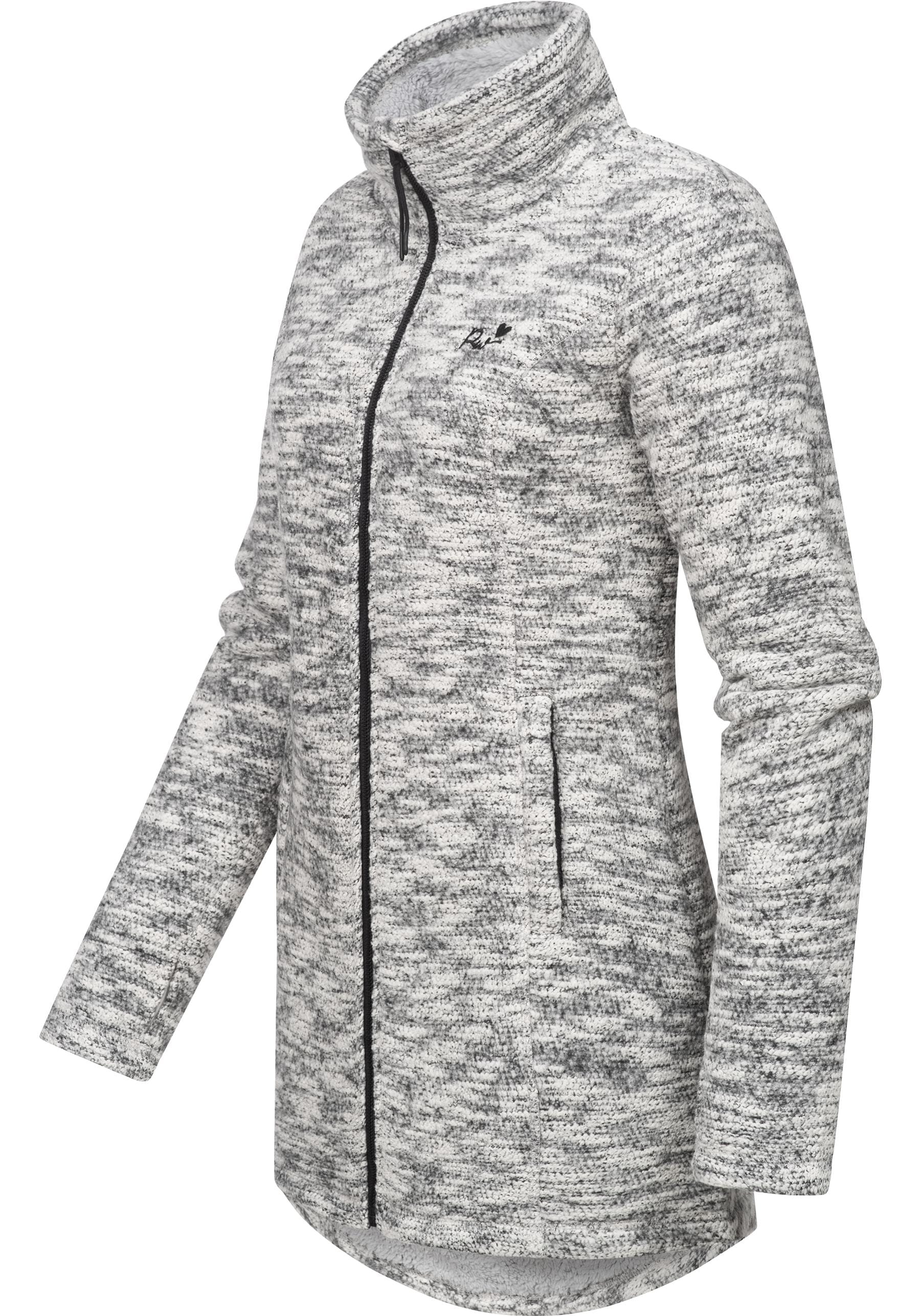 Ragwear Strickjacke »Miram Melange«, Kuschelige Übergangsjacke in Strick-Optik
