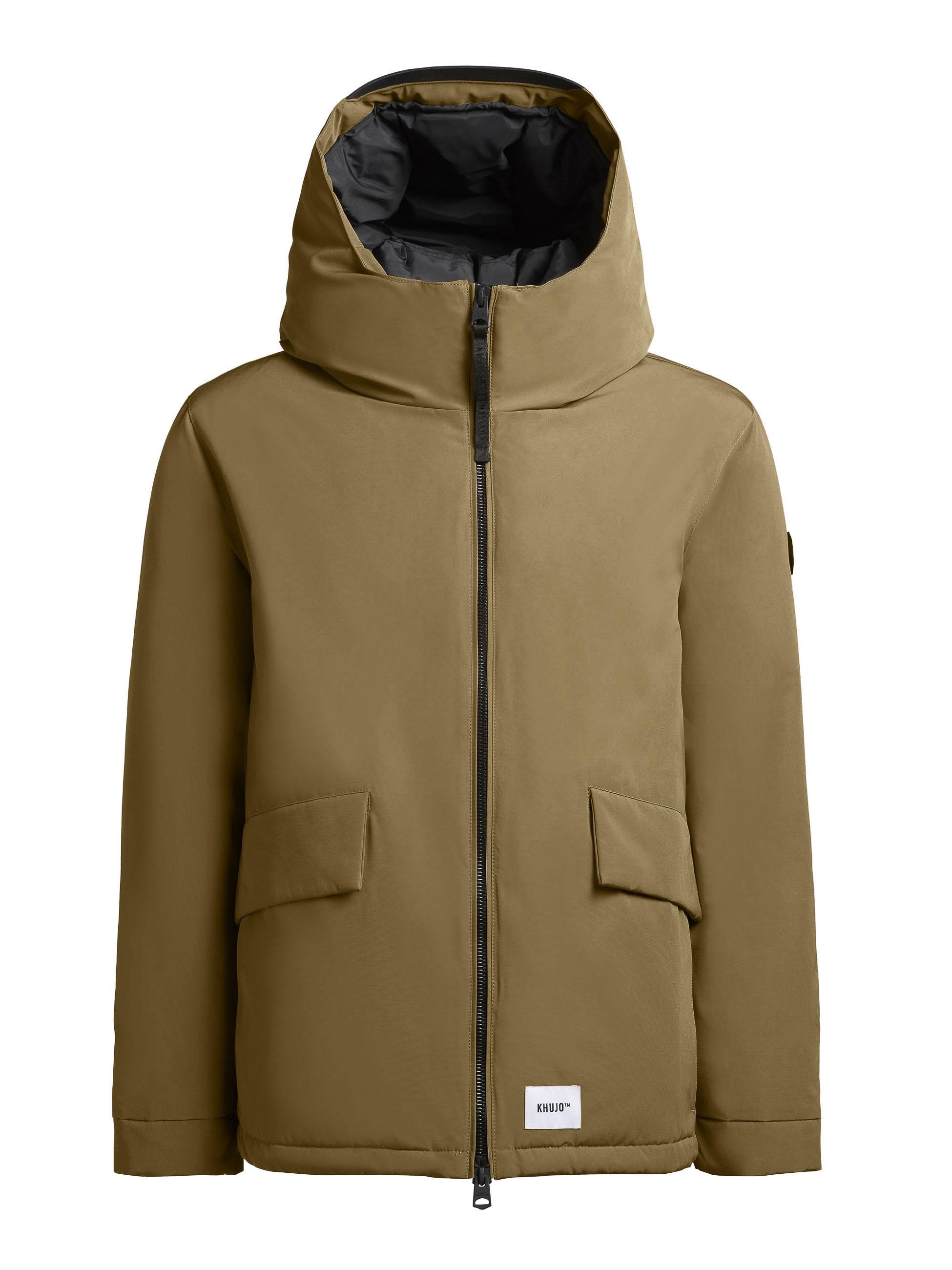 khujo Outdoorjacke »Oreg« mit Kapuze Modische Herren Winterjacke mit großen Pattentaschen