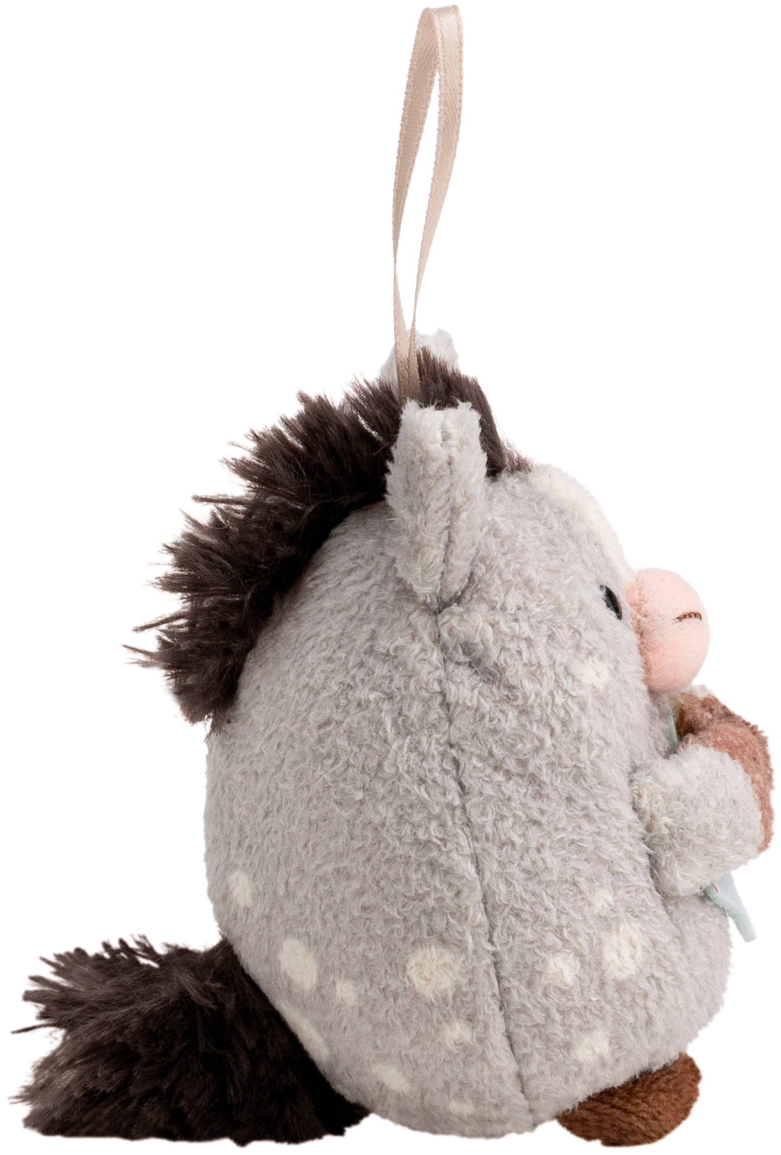 Nici Kuscheltier »mymochi, Set Pony Hoppi grau 8cm mit Geschenk & Weihnachtsmannkostüm« in Geschenkbox