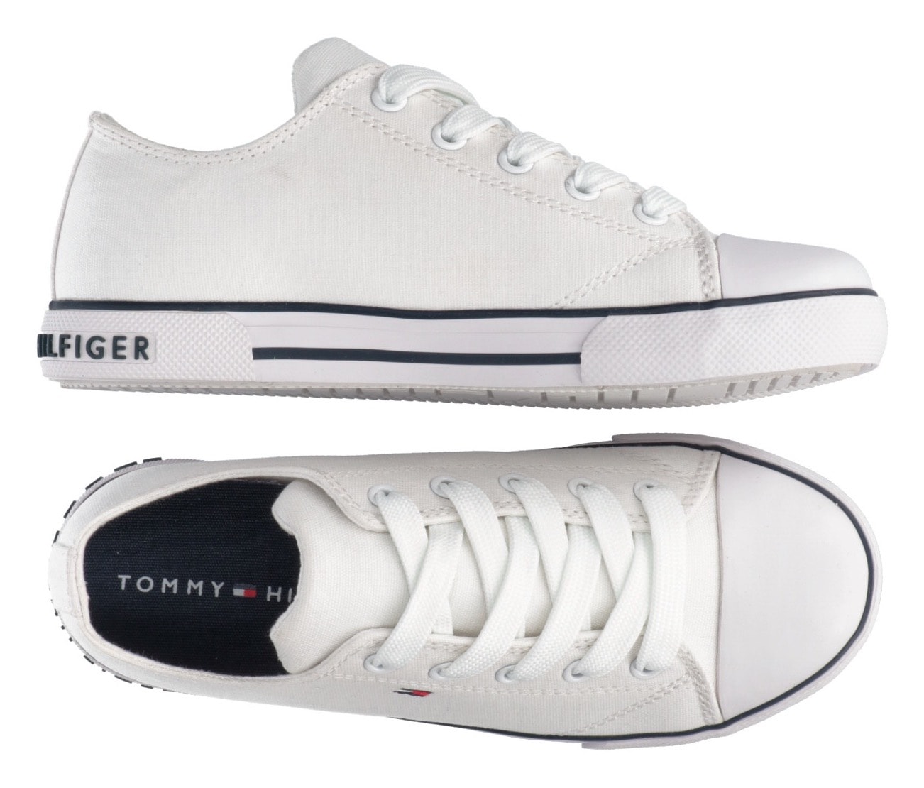 Tommy Hilfiger Sneaker »LOW CUT LACE-UP SNEAKER«, mit gestickter Logoflag ▷  für | BAUR | Sneaker low