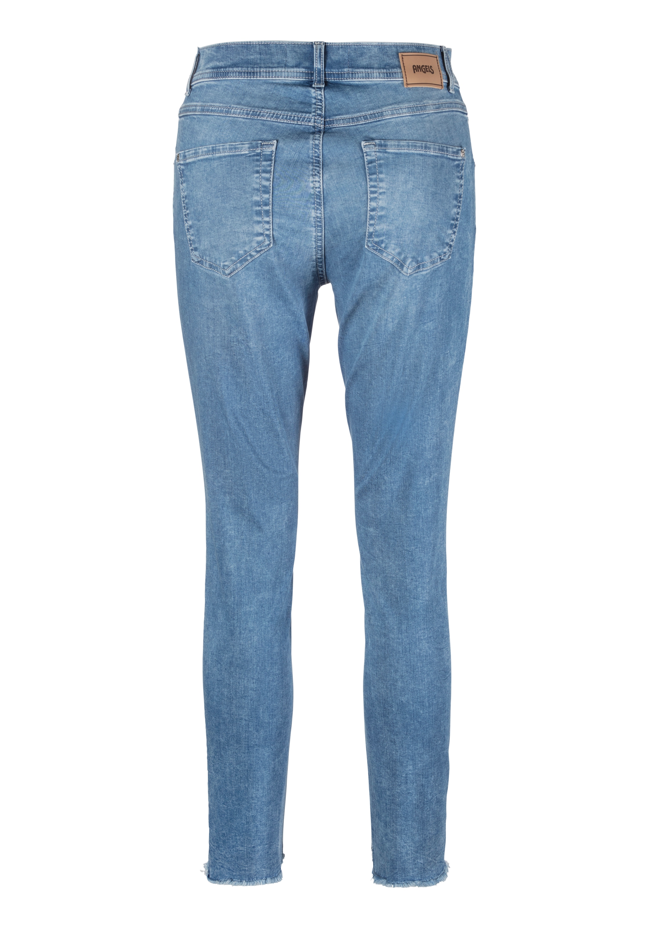 ANGELS 7/8-Jeans "ORNELLA FRINGE SEQUIN", mit Stickerei und Paillettenverzi günstig online kaufen