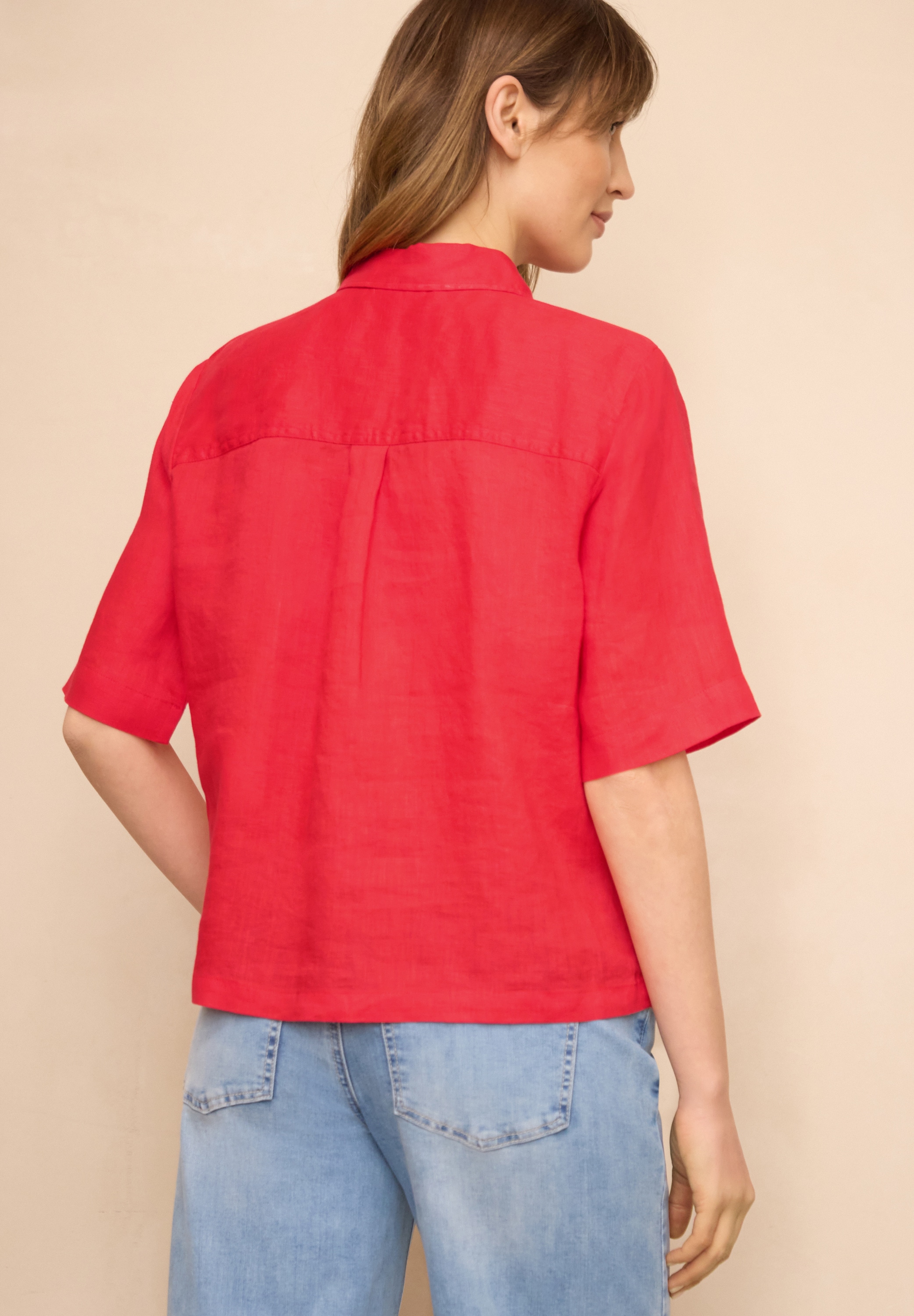 STREET ONE STUDIO Hemdbluse mit Knopfleiste