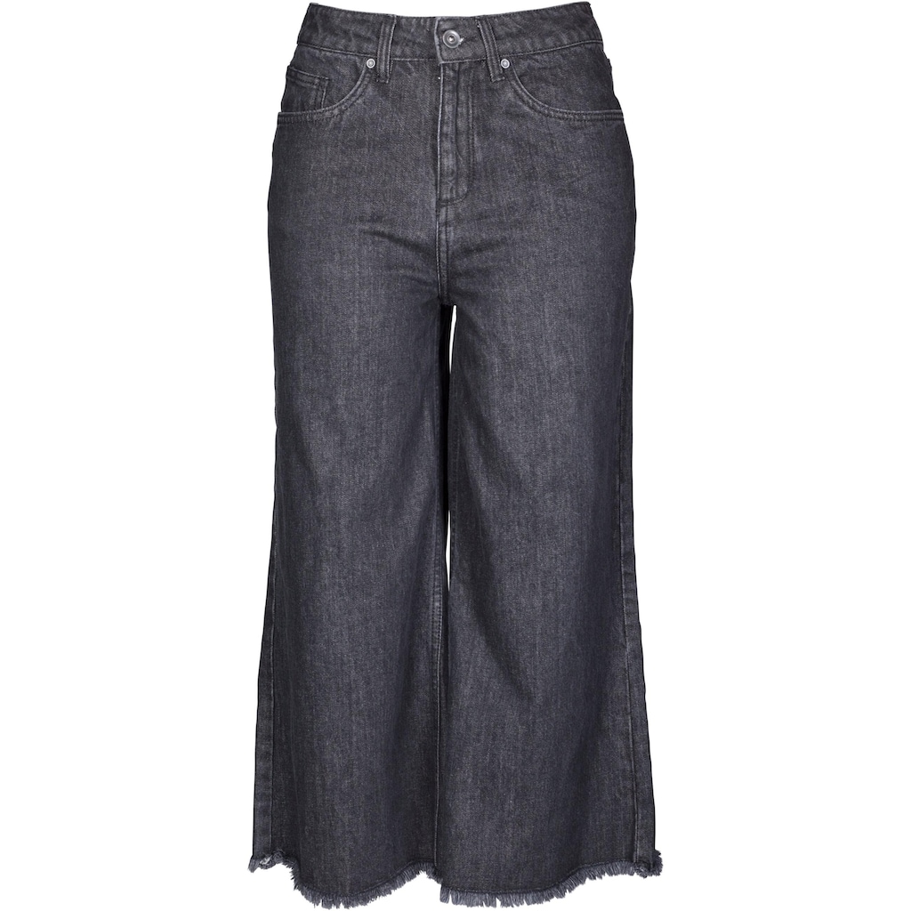 URBAN CLASSICS Bequeme Jeans »Urban Classics Damen Ladies Denim Culotte«, (1 tlg.)