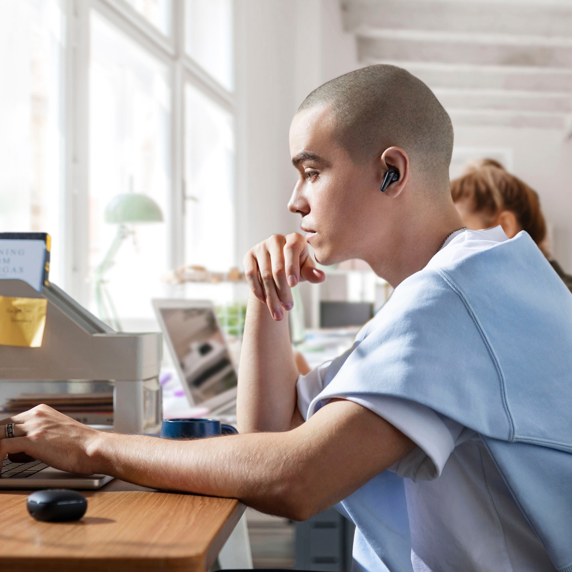 Anker In-Ear-Kopfhörer »Soundcore Liberty 4«, Bluetooth, Active Noise Cancelling (ANC)-Freisprechfunktion-Hi-Res-Multi-Point-Verbindung-Transparenzmodus-kompatibel mit Siri
